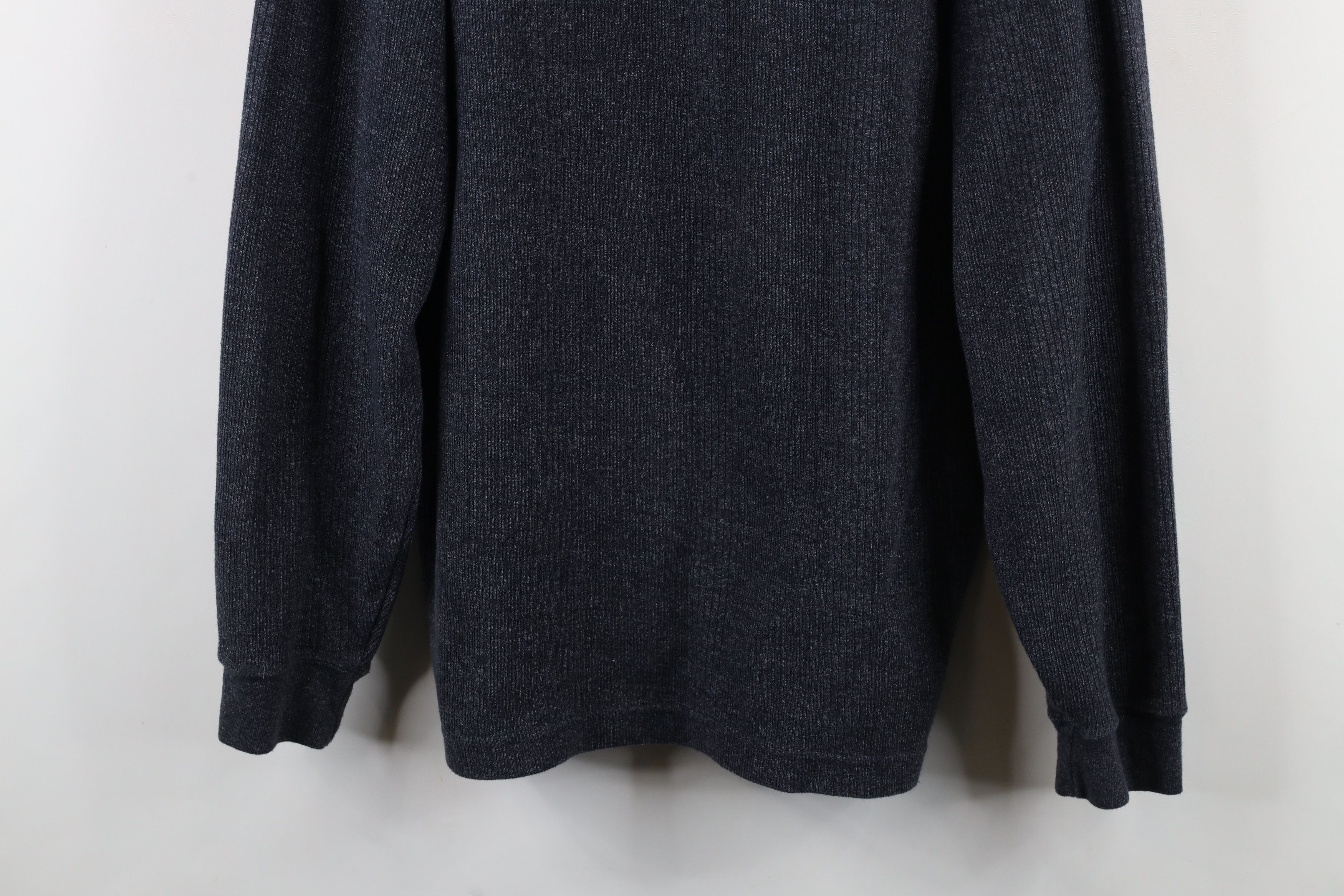 Vintage Vintage 90s Streetwear Knit Long Sleeve Henley T-Shirt Size US L / EU 52-54 / 3 - 3 Thumbnail