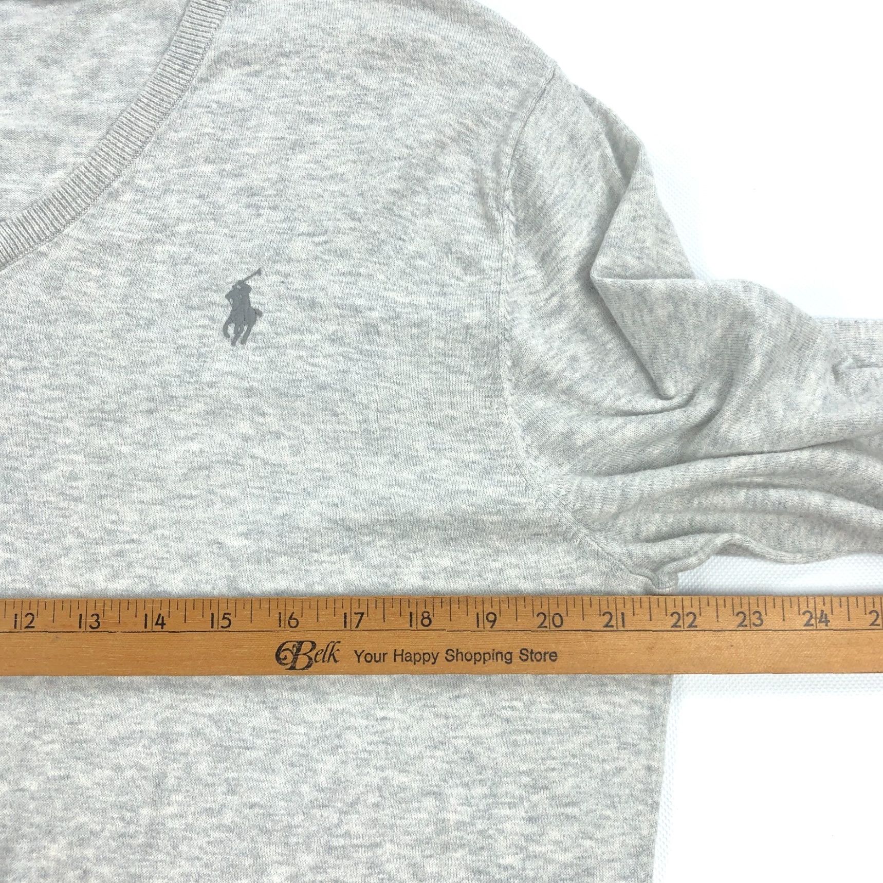 Ralph Lauren Ralph Lauren Golf Sweater Mens L Gray Black Oak Country Club Pullover V-Neck Knit Size US L / EU 52-54 / 3 - 7 Thumbnail