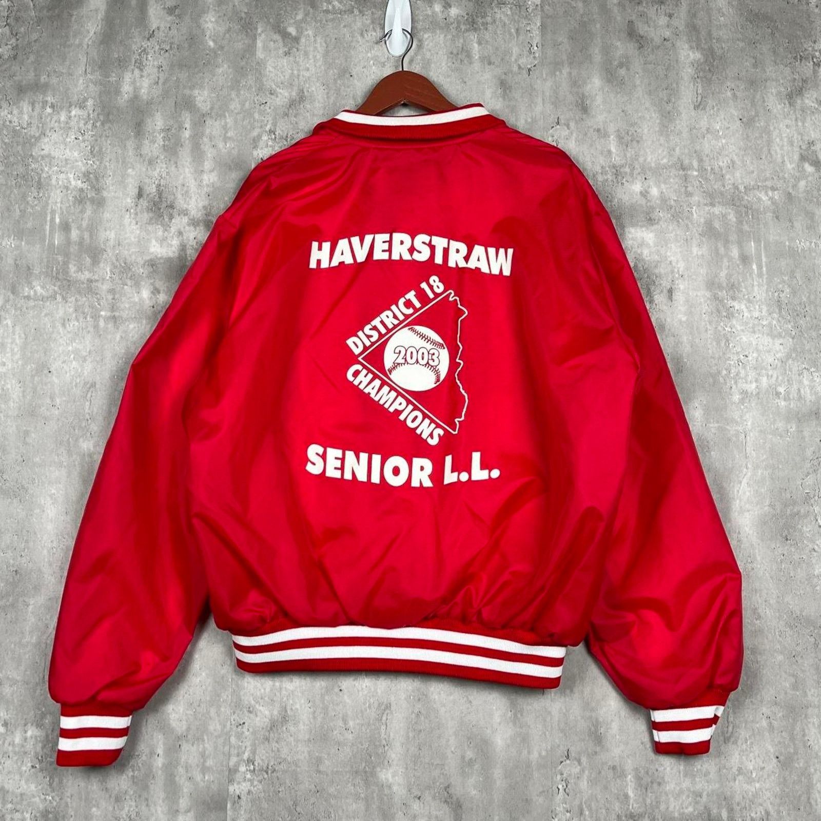 Vintage Vintage Y2K Little League Baseball Bomber Jacket Made In USA Size US XL / EU 56 / 4 - 3 Thumbnail