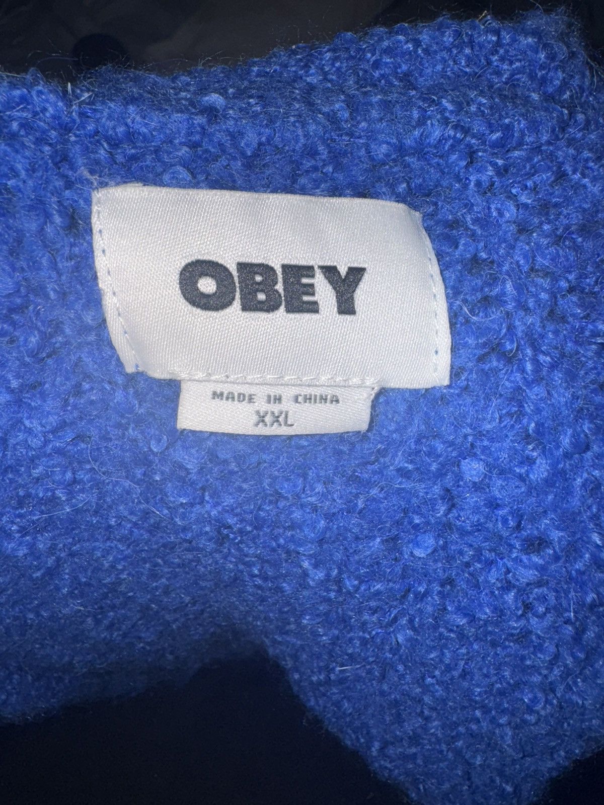 Obey Obey mohair cardigan. Size US XXL / EU 58 / 5 - 3 Thumbnail