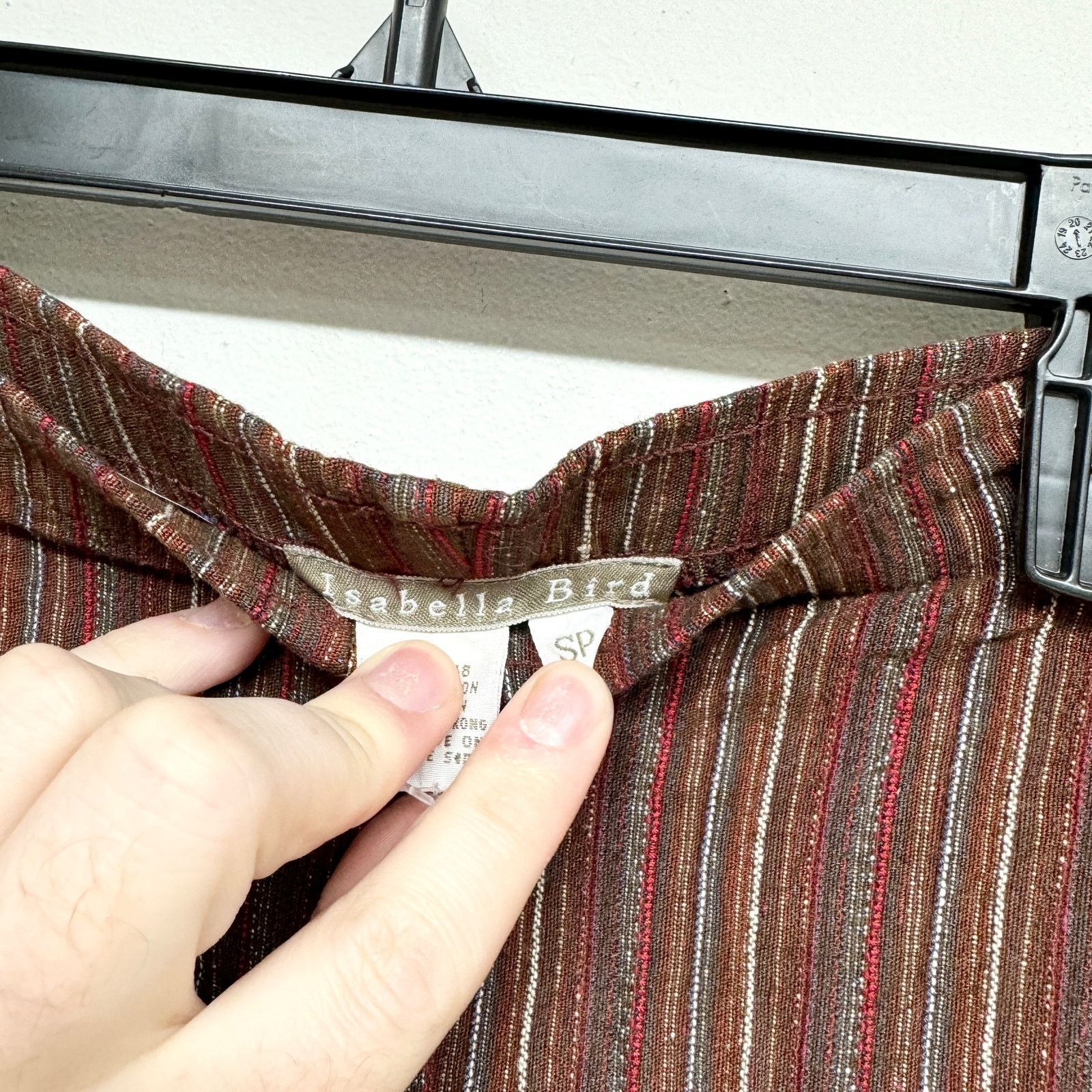 Vintage Isabella Bird Vintage Retro Comfort Stripe Pants Size SP Size 28" / US 6 / IT 42 - 2 Thumbnail