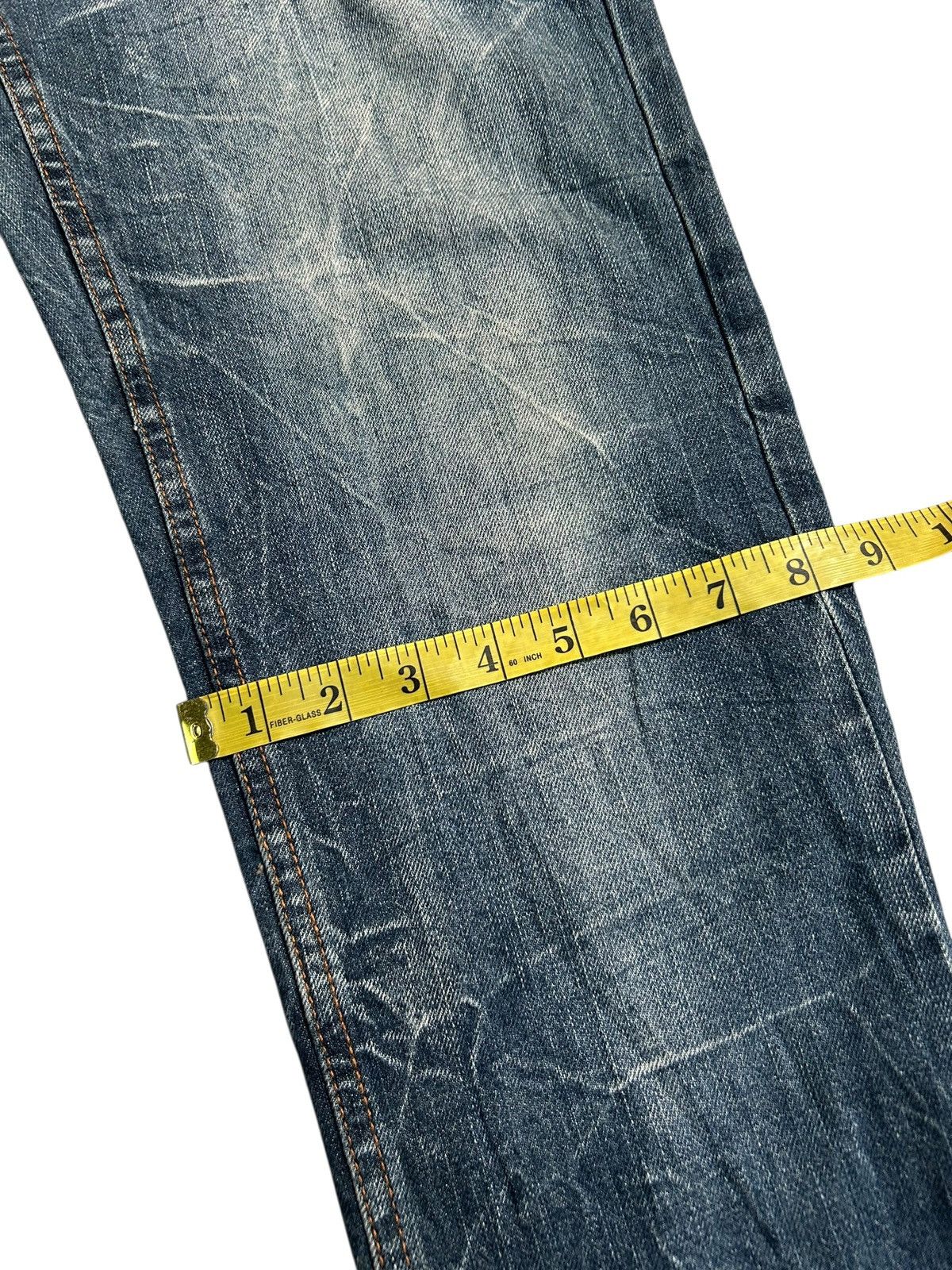 Japanese Brand × Kapital × Vintage Double Waist Nylaus Japanese Punk Style Denim Jeans Size US 32 / EU 48 - 24 Thumbnail