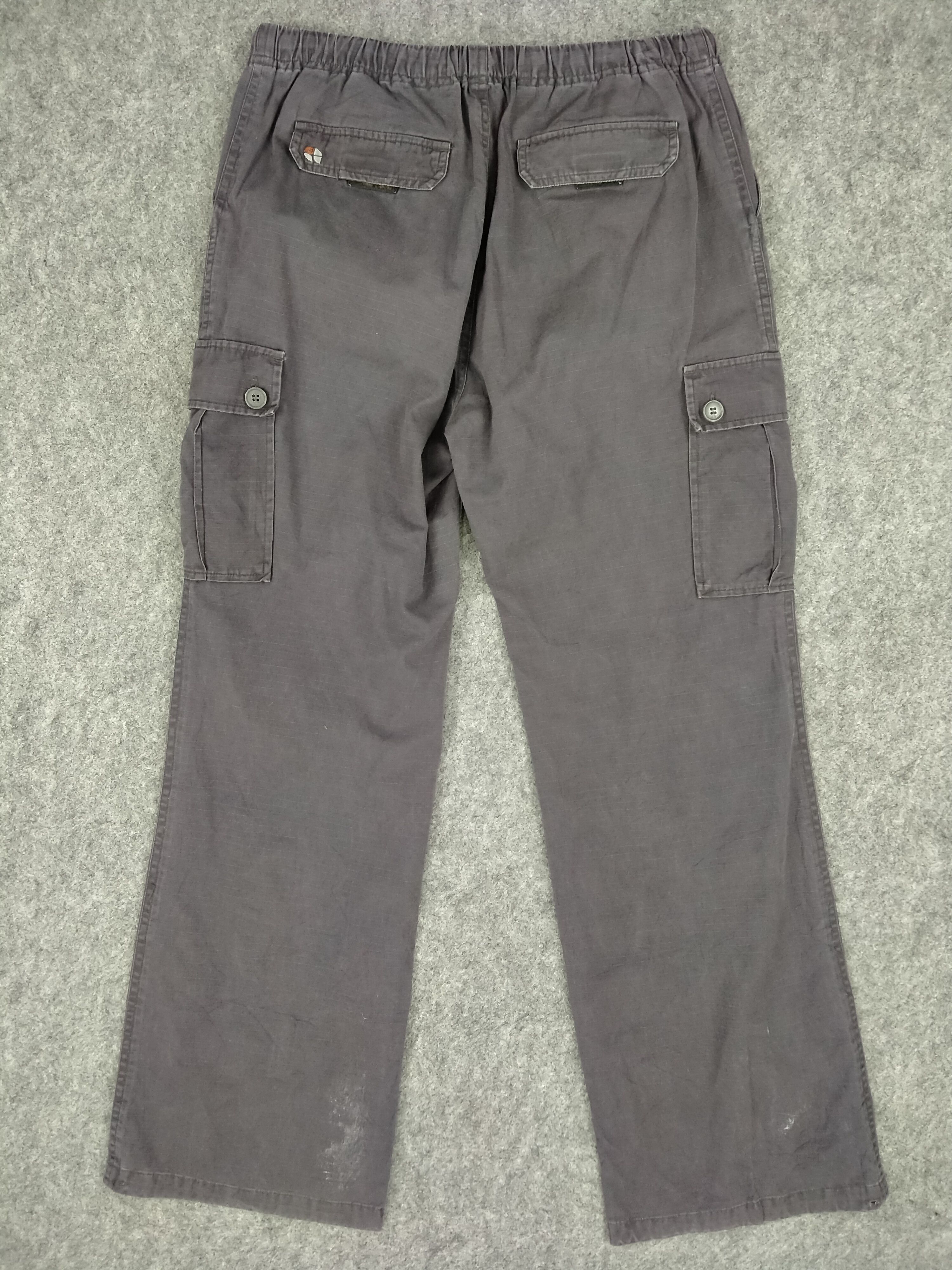Japanese Brand Japanese Brand Elastic Cargo Pants 29x28.5 CP139 Size US 29 - 2 Thumbnail