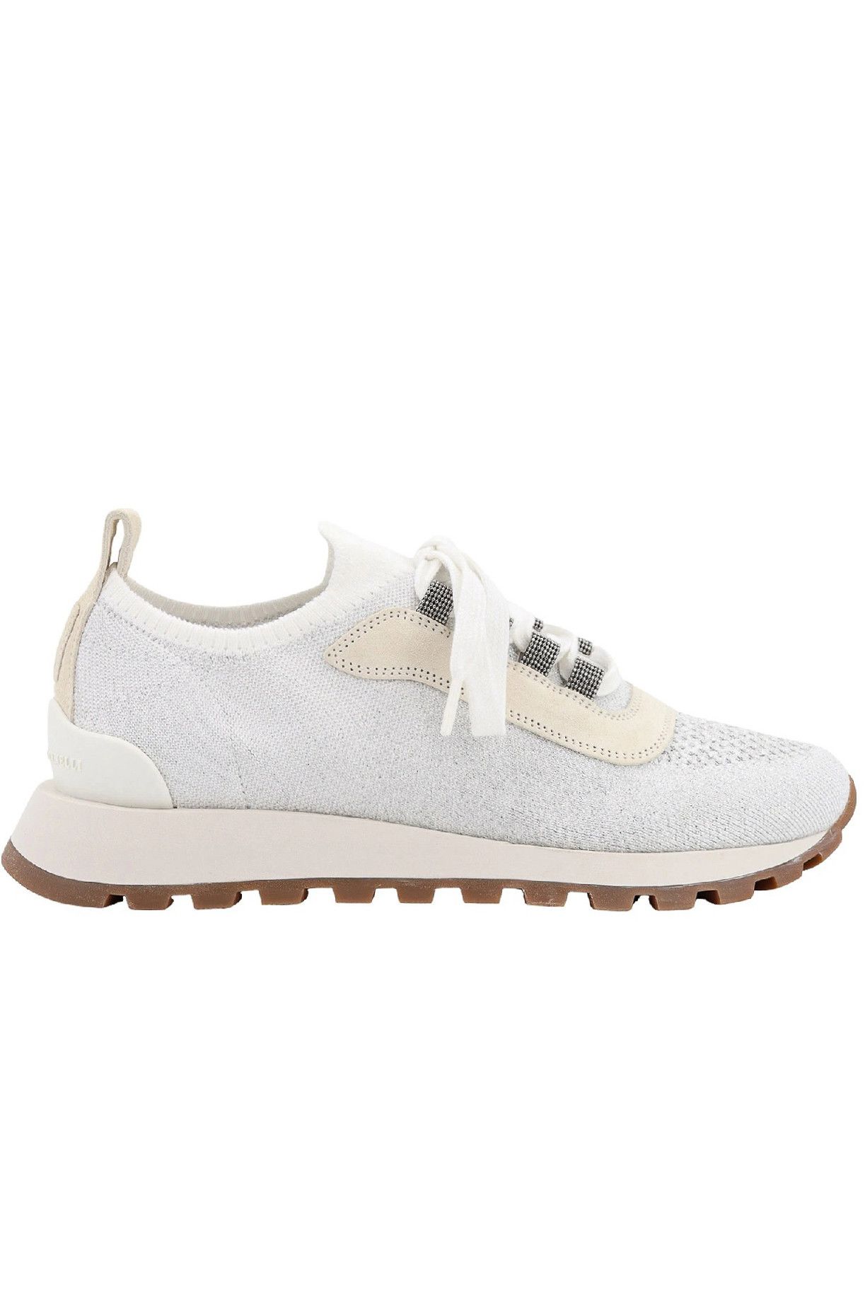 image of Brunello Cucinelli O1W1Db10524 Sneakers In White, Women's (Size 9)