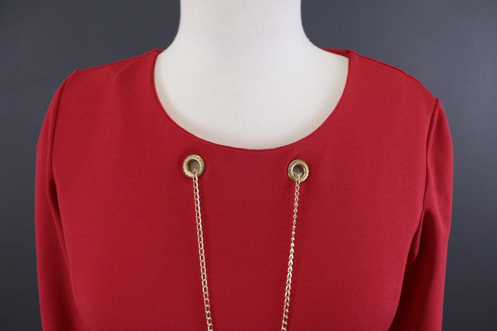 Designer Elisabetta Franchi Red Evening Bodycon Dress Dress Size 38 Size M / US 6-8 / IT 42-44 - 4 Thumbnail