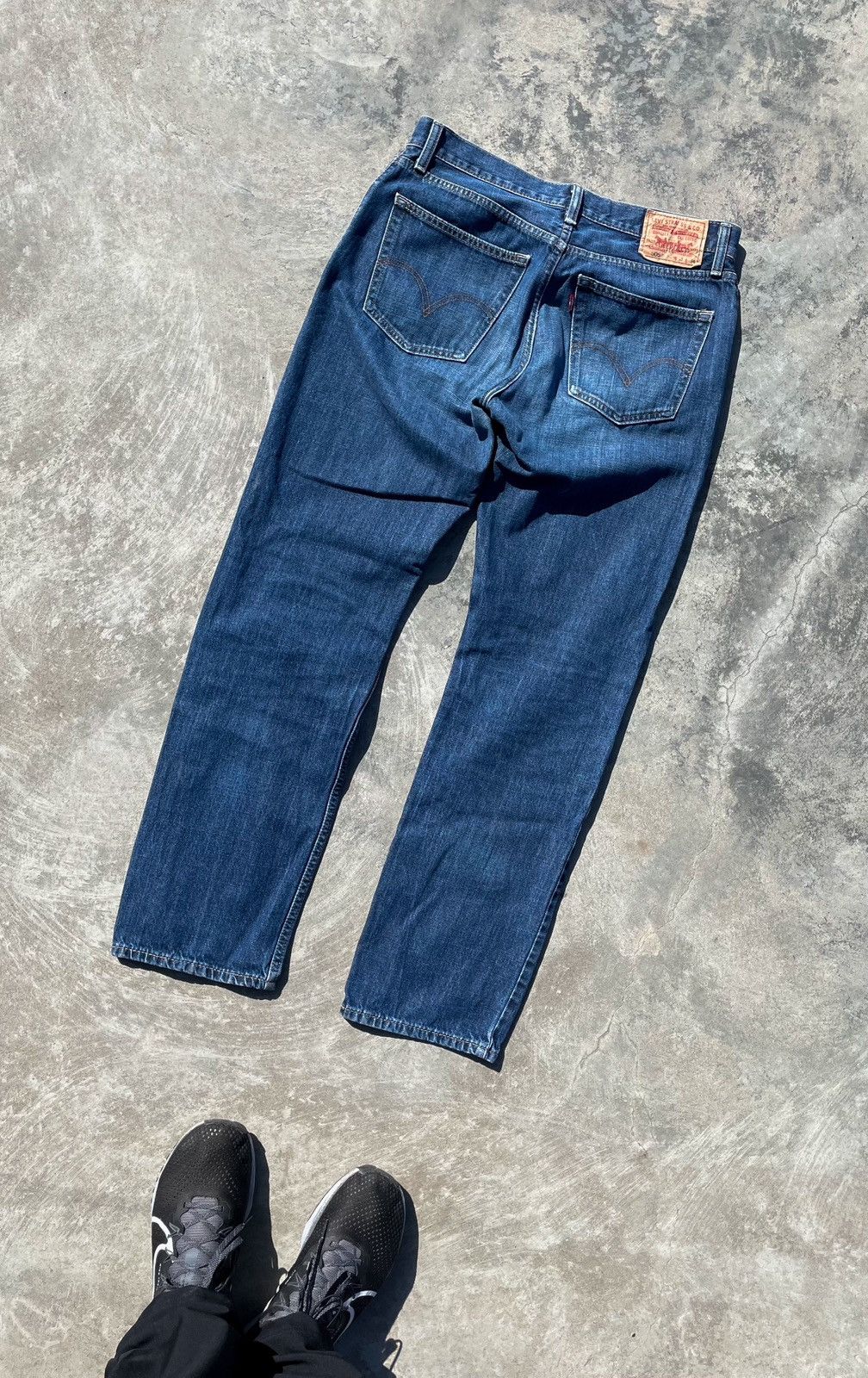 Levi's Vintage Levis 505 Blue Faded Distressed Y2K Jeans Pants Size US 33 - 1 Thumbnail