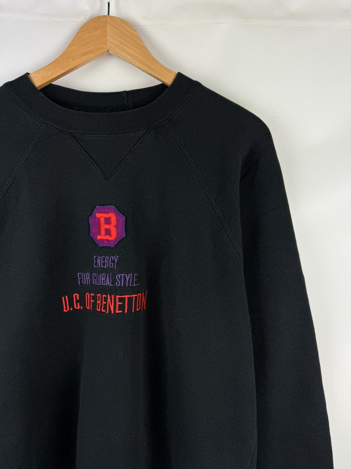 United Colors Of Benetton United Colors Of Benetton Embroidered Sweatshirt Pullover Size US M / EU 48-50 / 2 - 5 Thumbnail