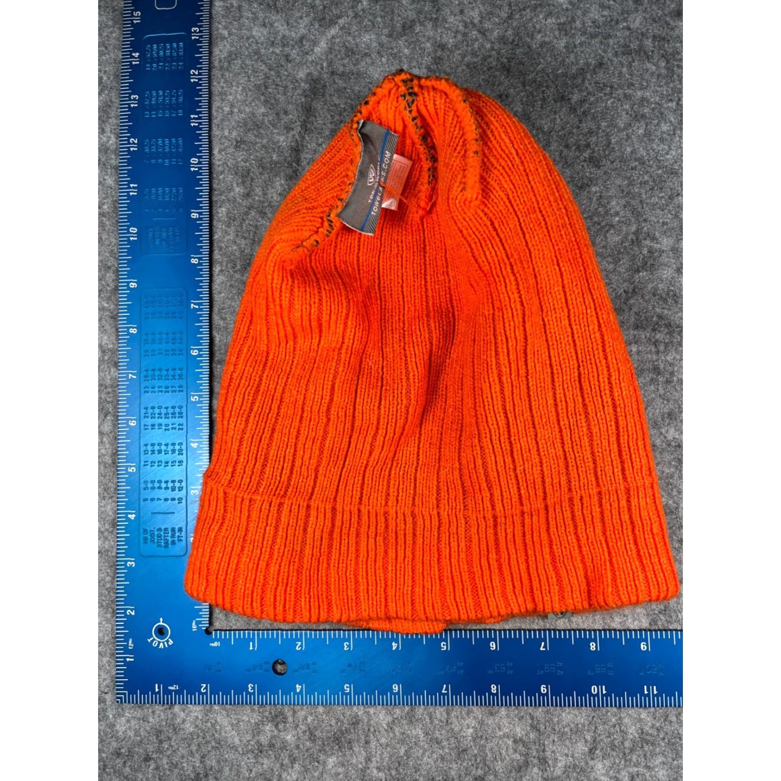 Top Of The World Top of the World Hayden Valley Schools Beanie Toque Adult One Size Orange Knit 100% Acrylic Gray Unisex Adults Beanie Hat Logo 90s? Size ONE SIZE - 6 Thumbnail