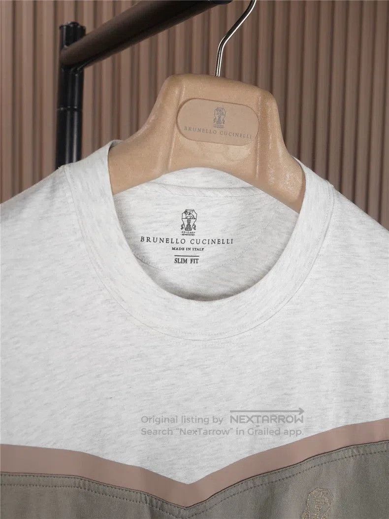 Brunello Cucinelli Brunello Cucinelli Sea Island Cotton Short Sleeve T-Shirt Size US S / EU 44-46 / 1 - 2 Thumbnail