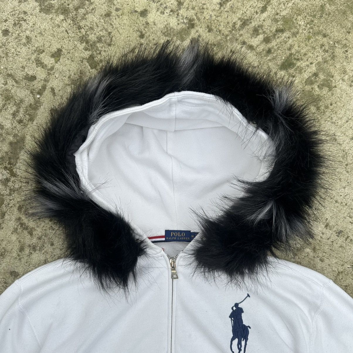 Polo Ralph Lauren Vintage Women’s Custom Polo Ralph Lauren Zip Hoodie Size M Size M / US 6-8 / IT 42-44 - 7 Thumbnail