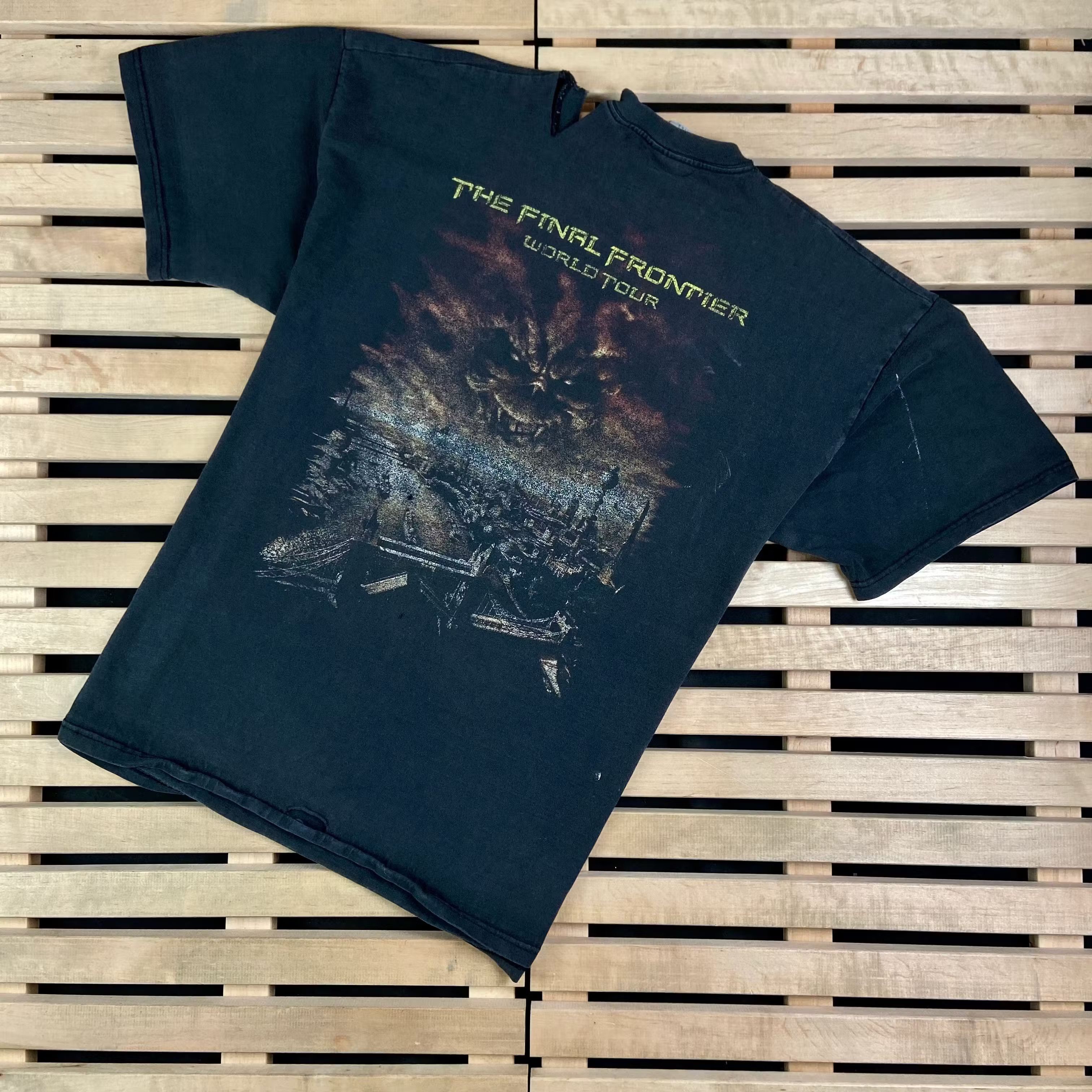 Band Tees Mens Vintage T Shirt Iron Maiden Final Size XXL 2XL Size US XXL / EU 58 / 5 - 8 Thumbnail