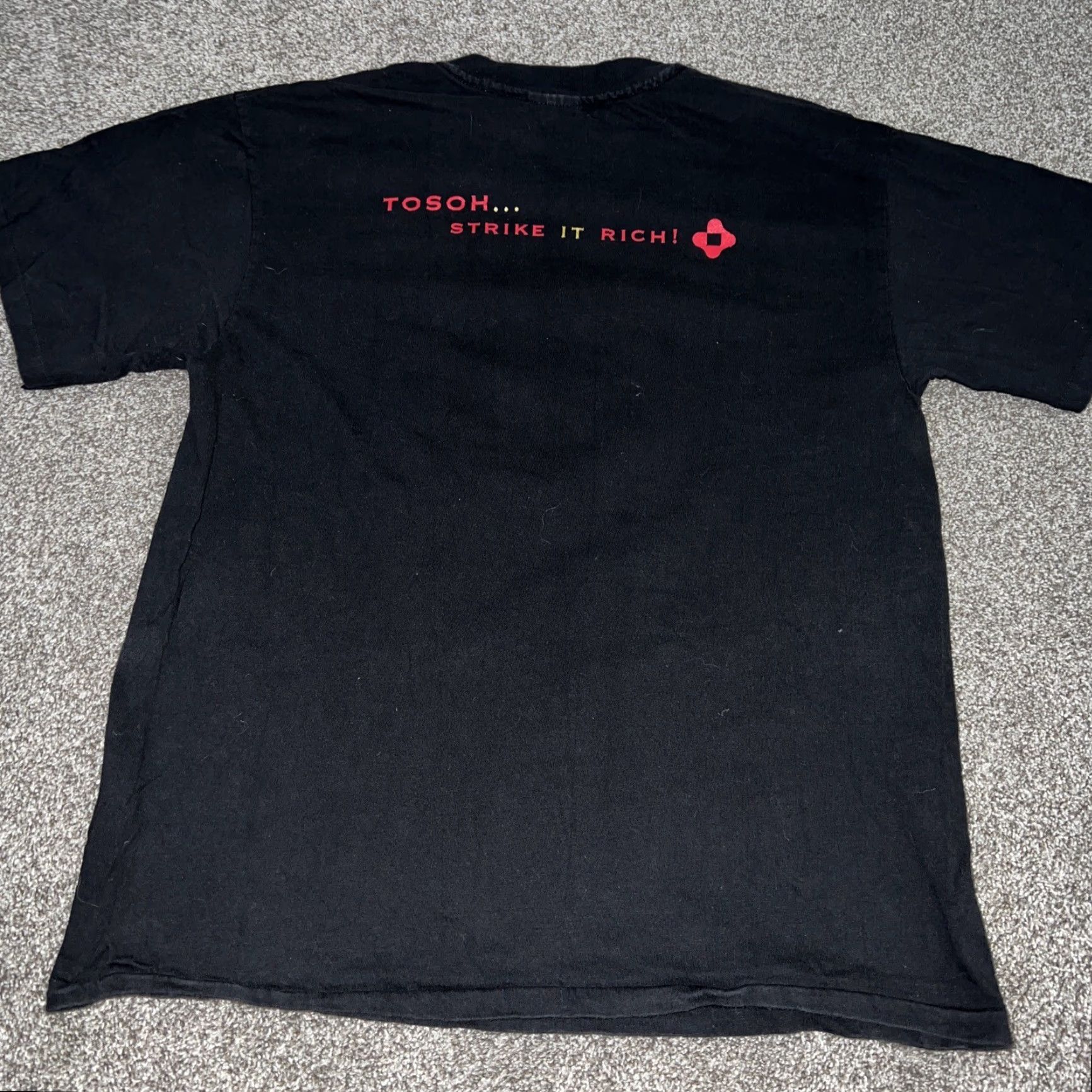 Hanes VINTAGE Hanes T-Shirt Black Gold Rush Gala Denver 1996 Stitch Mens L Metal Size US L / EU 52-54 / 3 - 4 Thumbnail