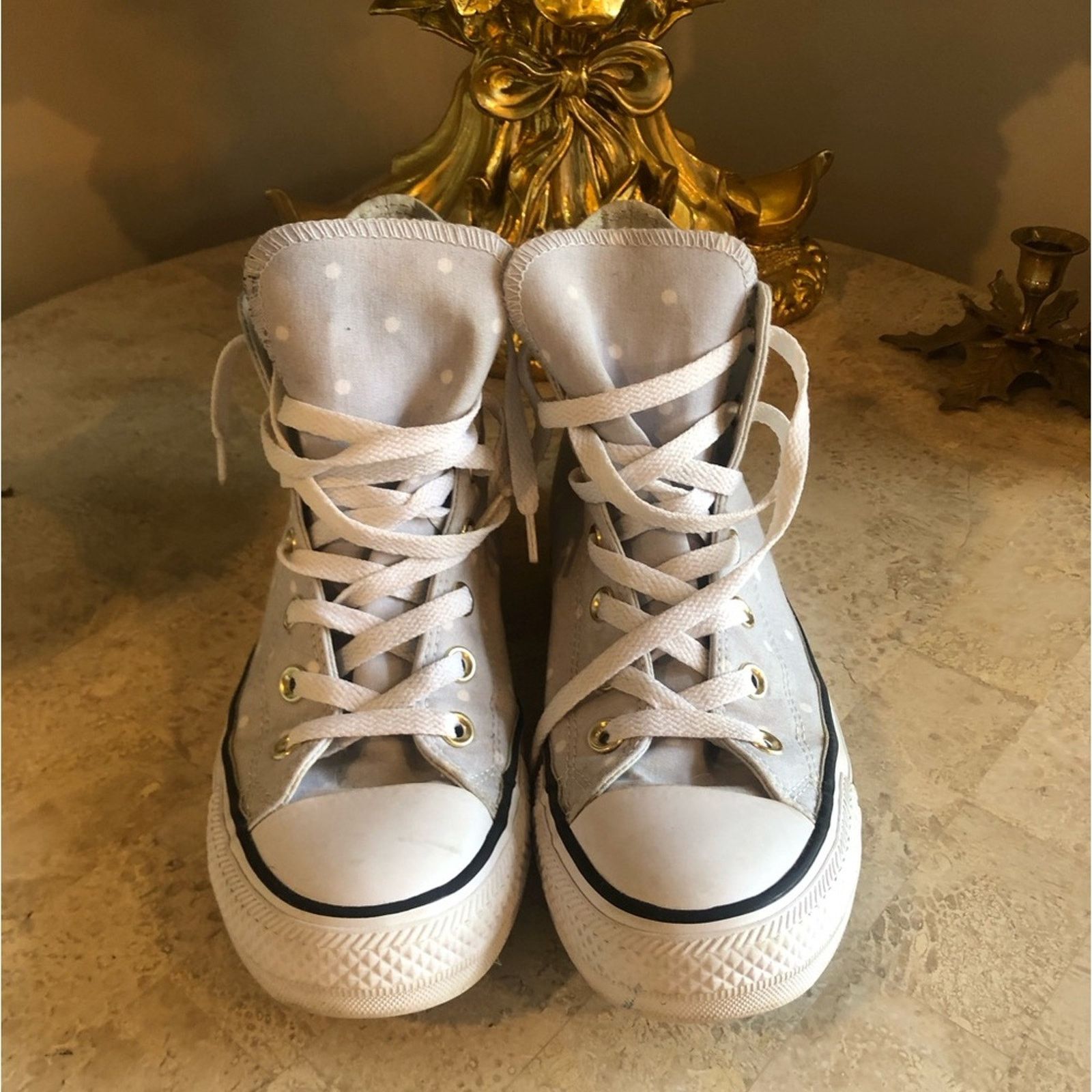 Converse Converse polka dot hi top Sz:8 Size US 8 / IT 38 - 2 Thumbnail