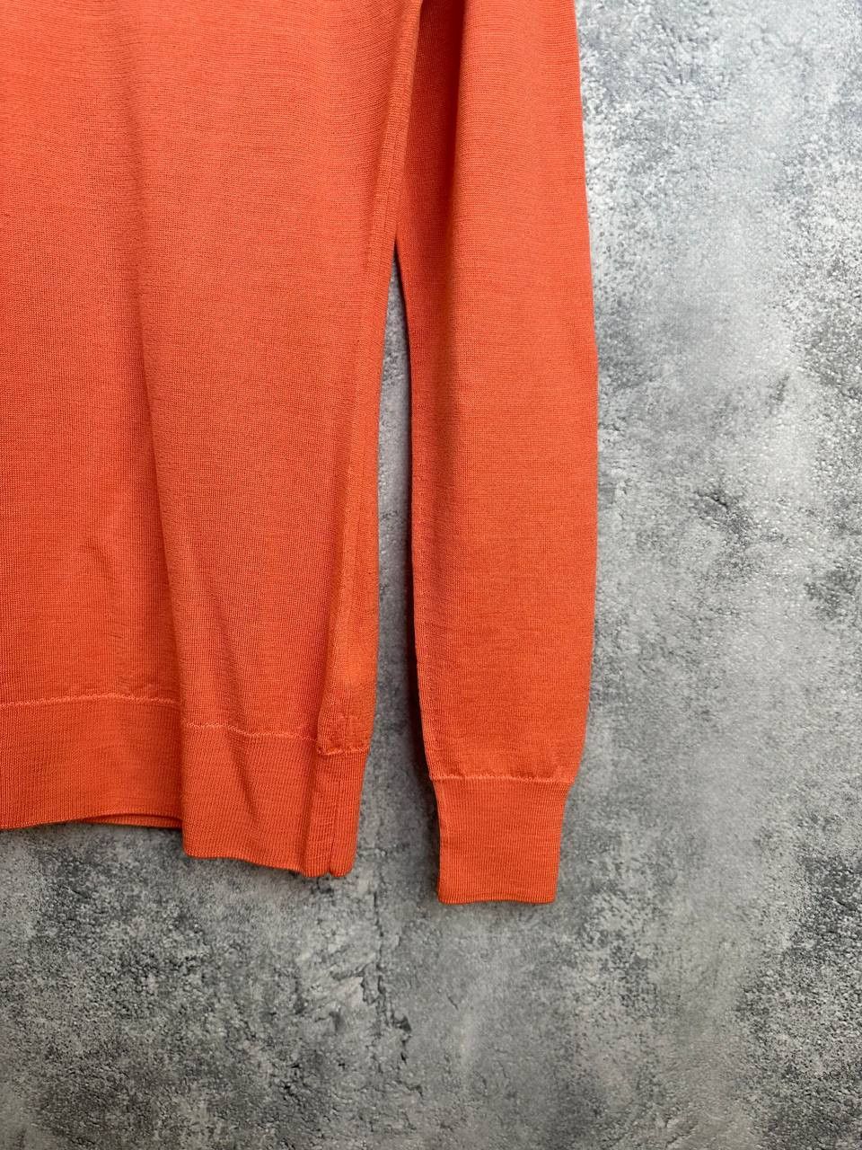 John Smedley John Smedley Merino Wool Sweater Coral Orange Great Britain Size M / US 6-8 / IT 42-44 - 8 Thumbnail