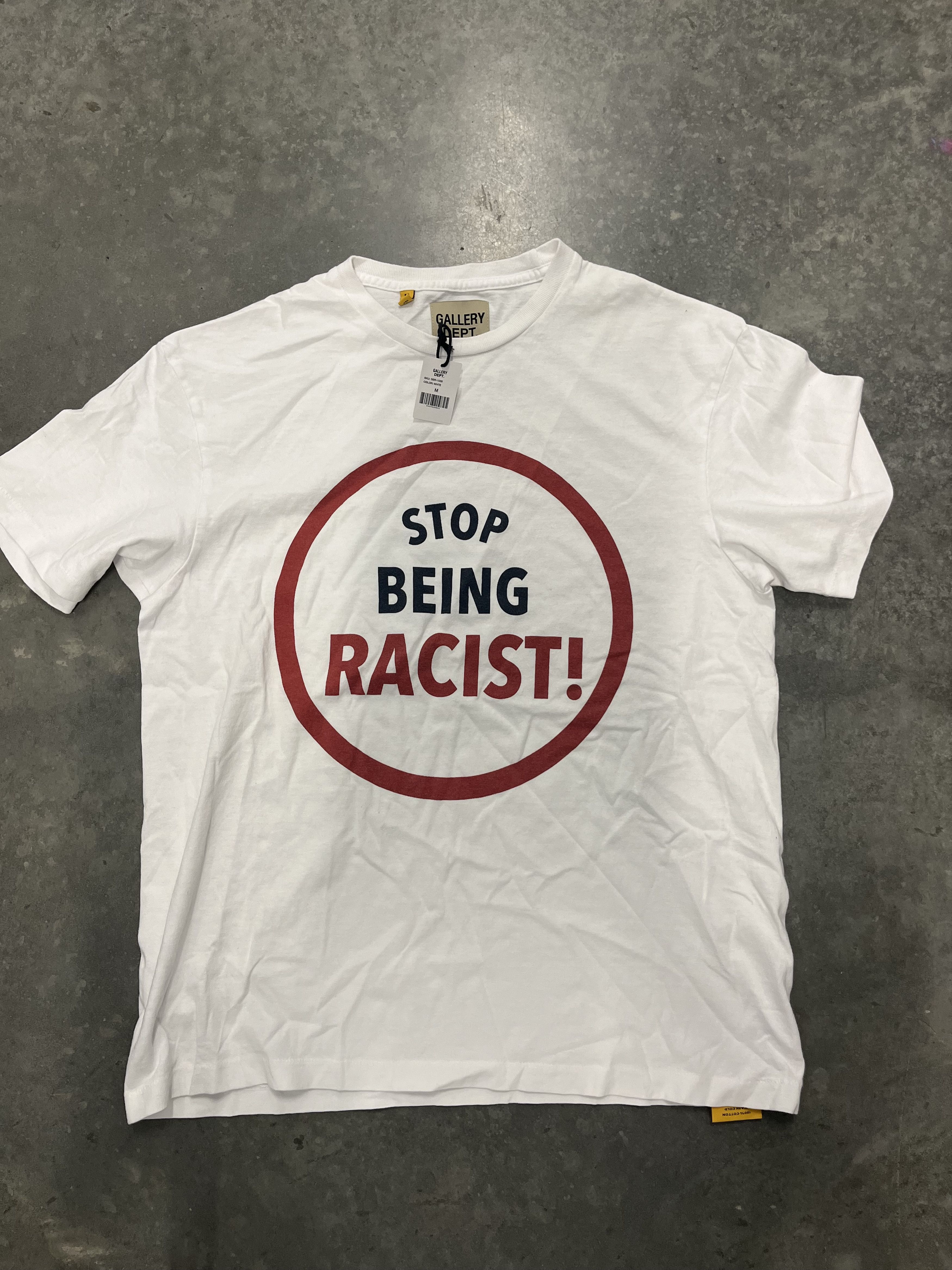 Gallery Dept. Gallery Dept. Stop being racist tee Size US L / EU 52-54 / 3 - 1 Thumbnail