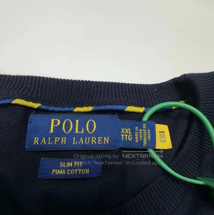 Polo Ralph Lauren Polo Ralph Lauren FW21 Logo Embroidered Crewneck Sweater. Size US XXL / EU 58 / 5 - 2 Thumbnail