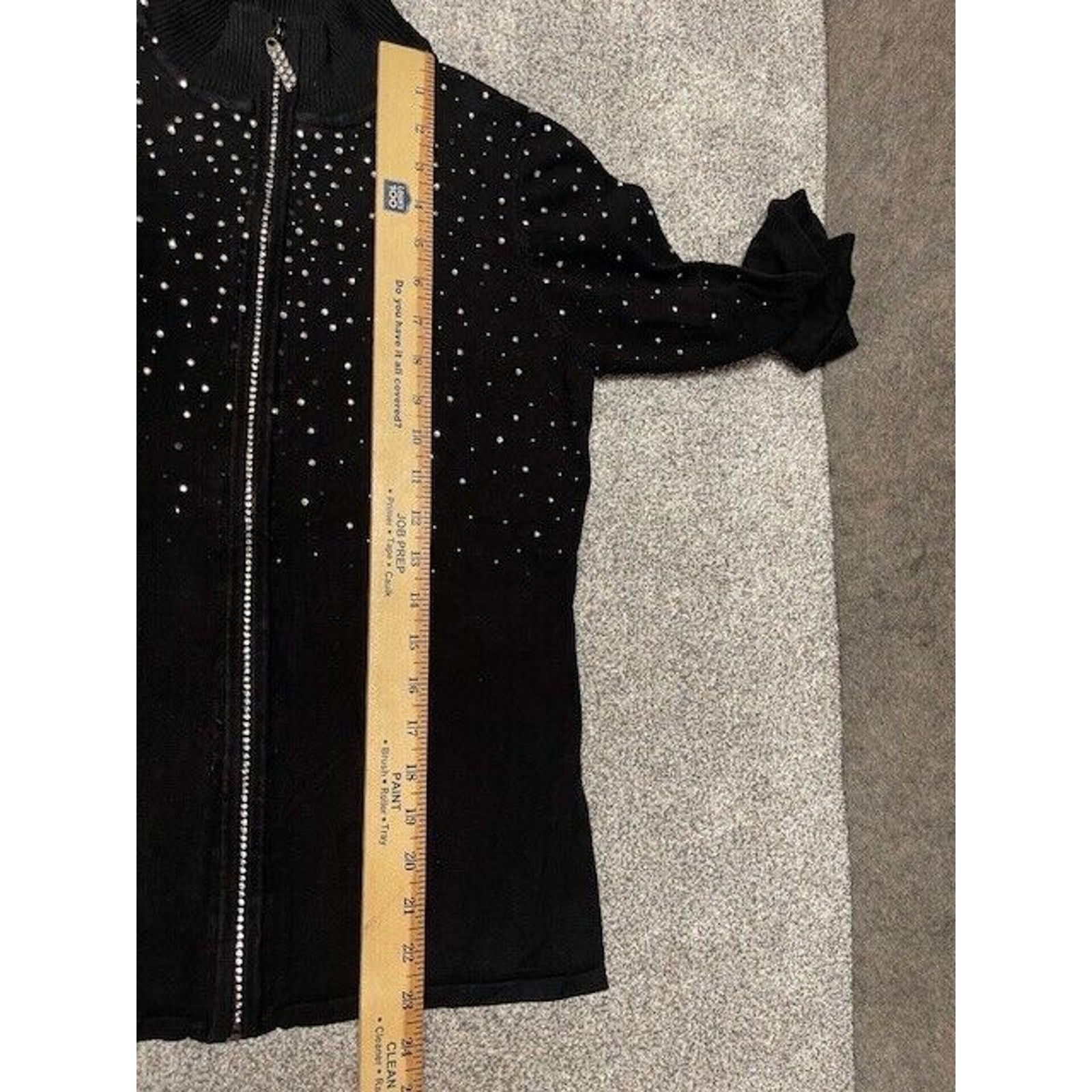 Other Fontana Jacket Women M Rhinestones Sparkly Bejeweled Studded Size M / US 6-8 / IT 42-44 - 6 Thumbnail