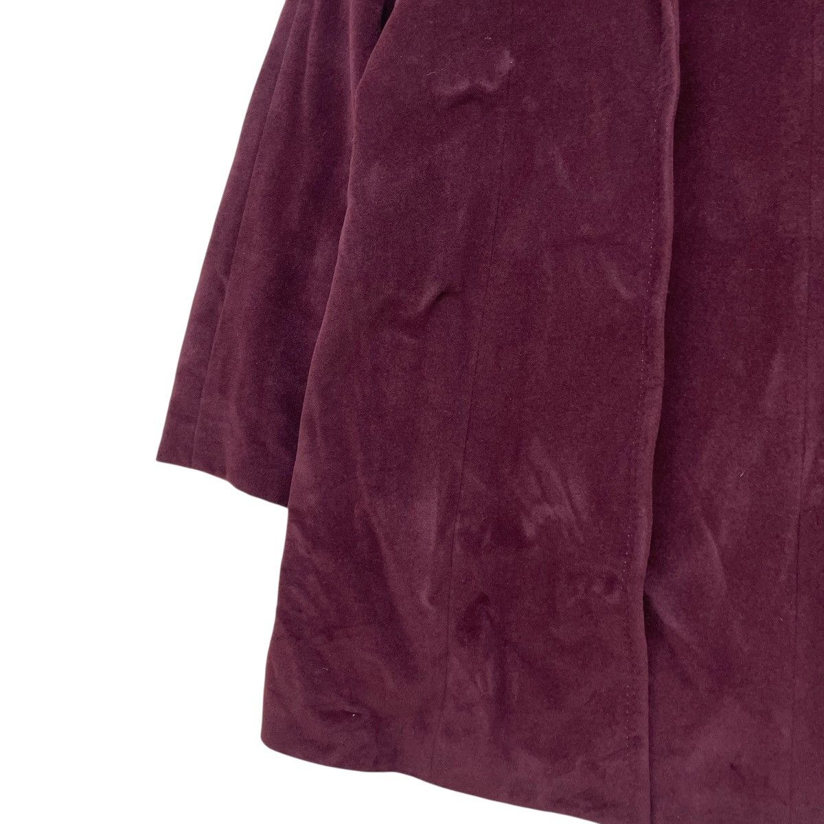 Autumn Cashmere × Christian Dior Monsieur × Vintage Vintage Christian Dior Long coat Maroon Jacket Size M / US 6-8 / IT 42-44 - 4 Thumbnail