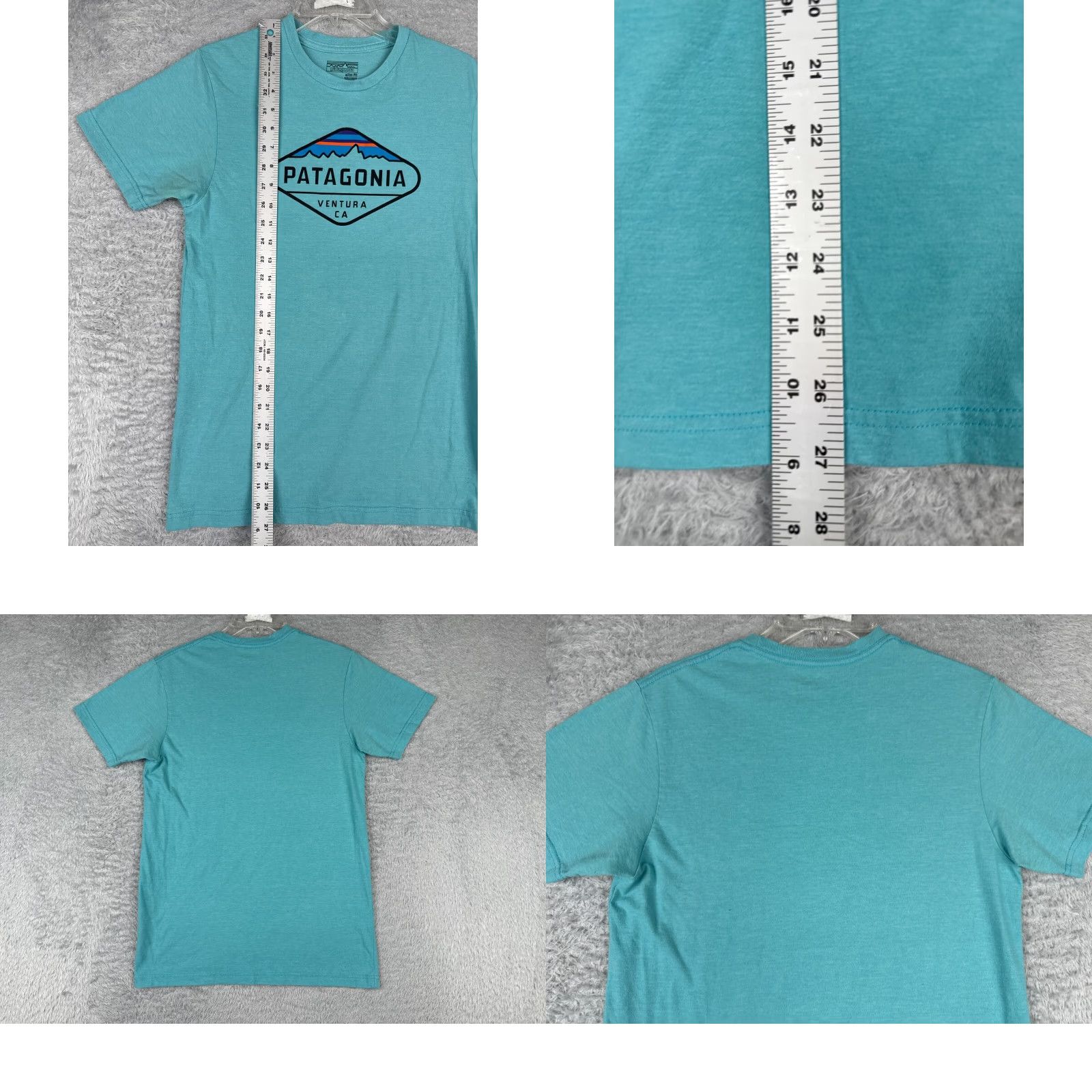 Patagonia Patagonia Shirt Men Small Blue Crew Neck Cotton Blend Slim Fit Fitz Roy Crest Size US S / EU 44-46 / 1 - 9 Thumbnail