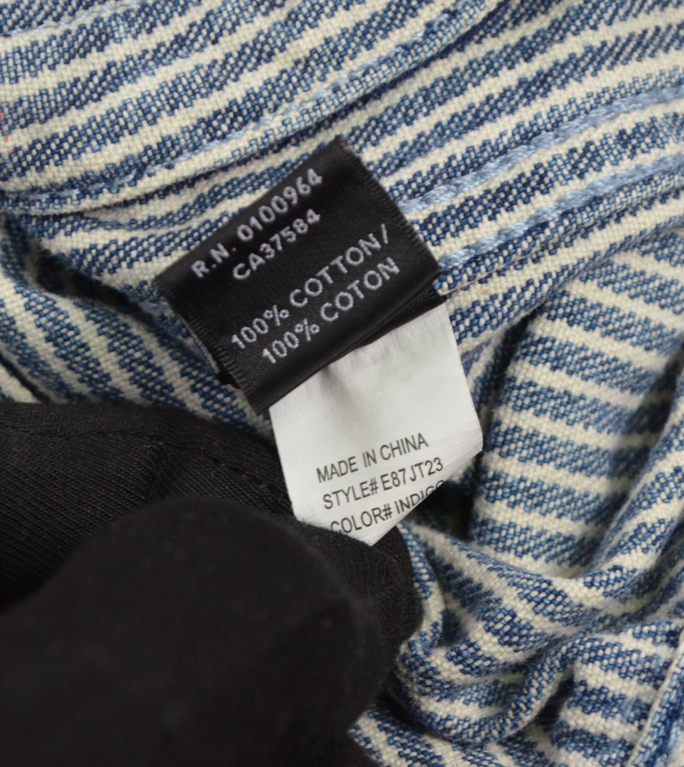 Designer × Prps PRPS Hickory Paint-Splattered Stripe Denim Jacket Sz M RARE Size US M / EU 48-50 / 2 - 18 Thumbnail