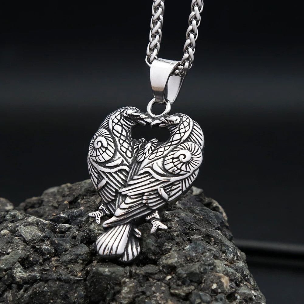 Other Double Raven Pendant Necklace Size ONE SIZE - 2 Thumbnail