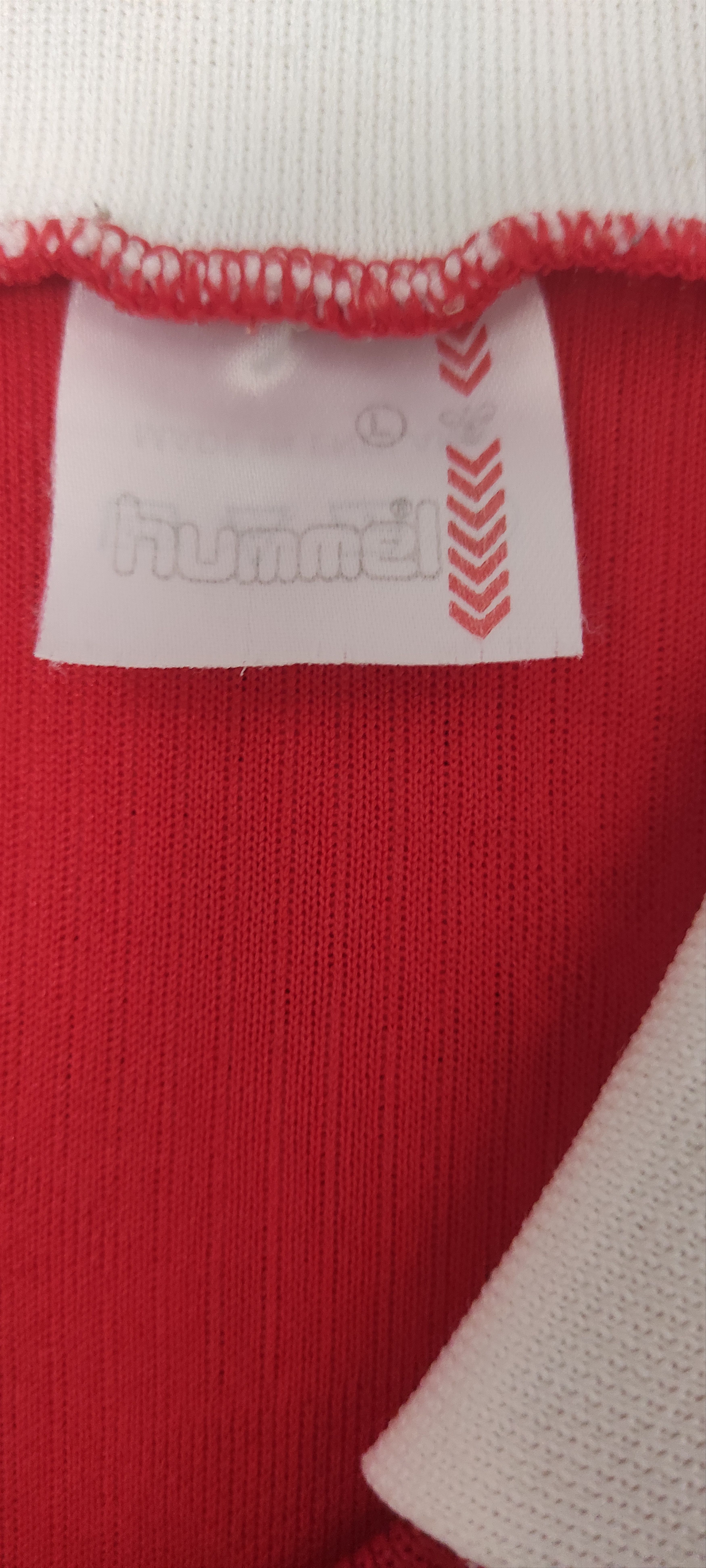 Hummel Benfica Home football shirt 1990 - 1991 Jersey Rare Size US L / EU 52-54 / 3 - 3 Thumbnail