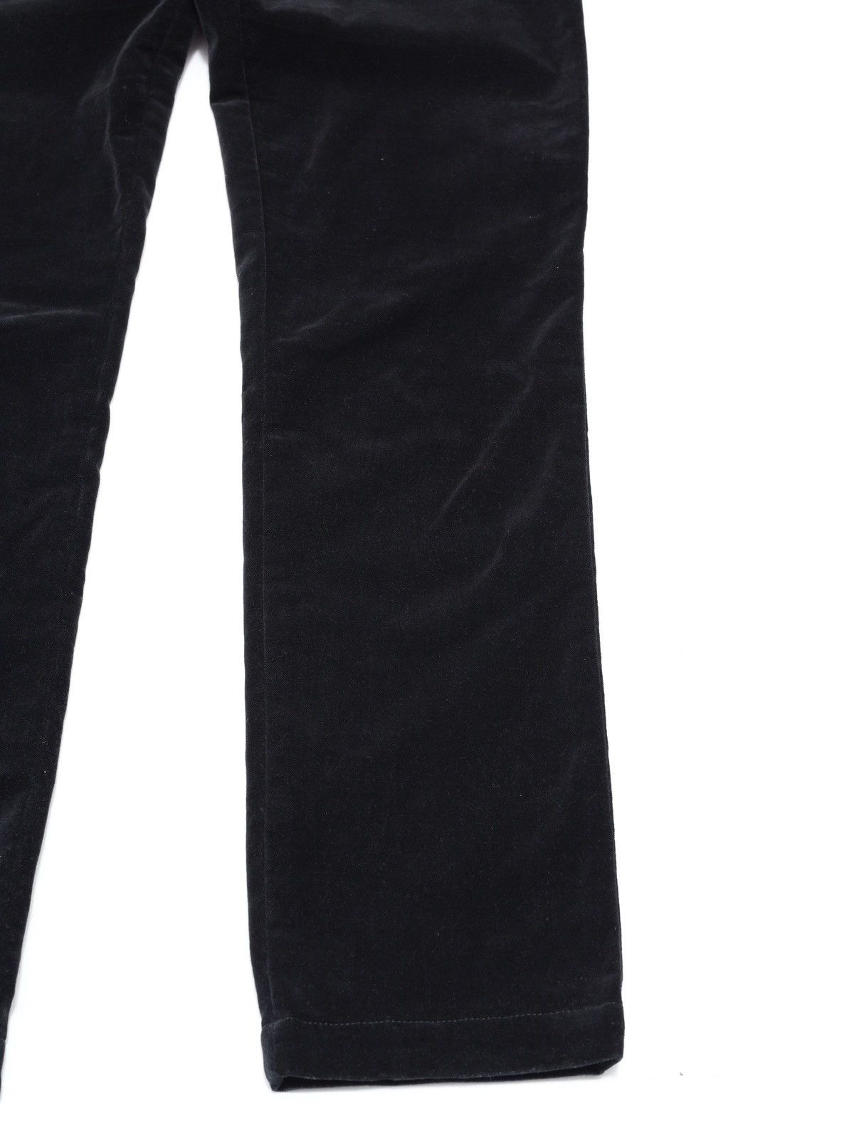Jean Paul Gaultier Jean Paul Gaultier Cotton Velvet Velour Black Pants Trousers Size 27" / US 4 / IT 40 - 7 Thumbnail