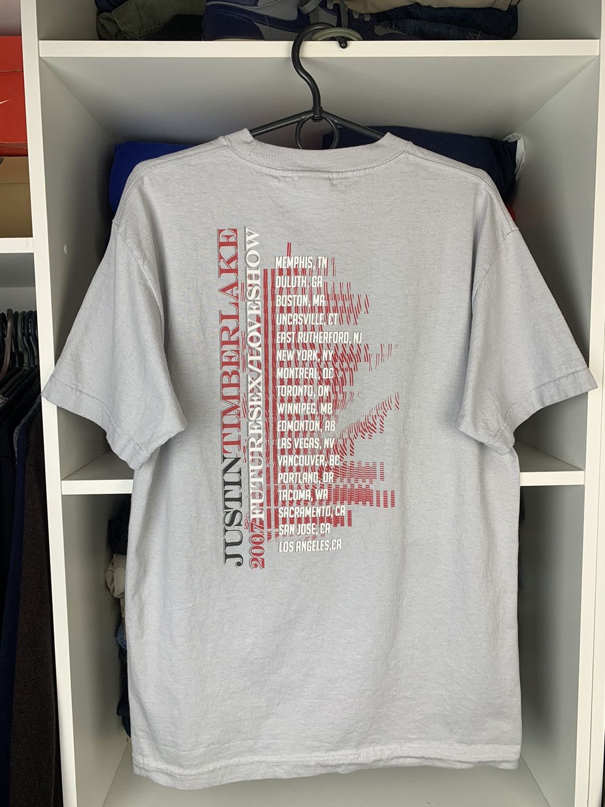Band Tees 2007 Justin Timberlake Future Sex Love Show T-shirt Size US M / EU 48-50 / 2 - 2 Thumbnail