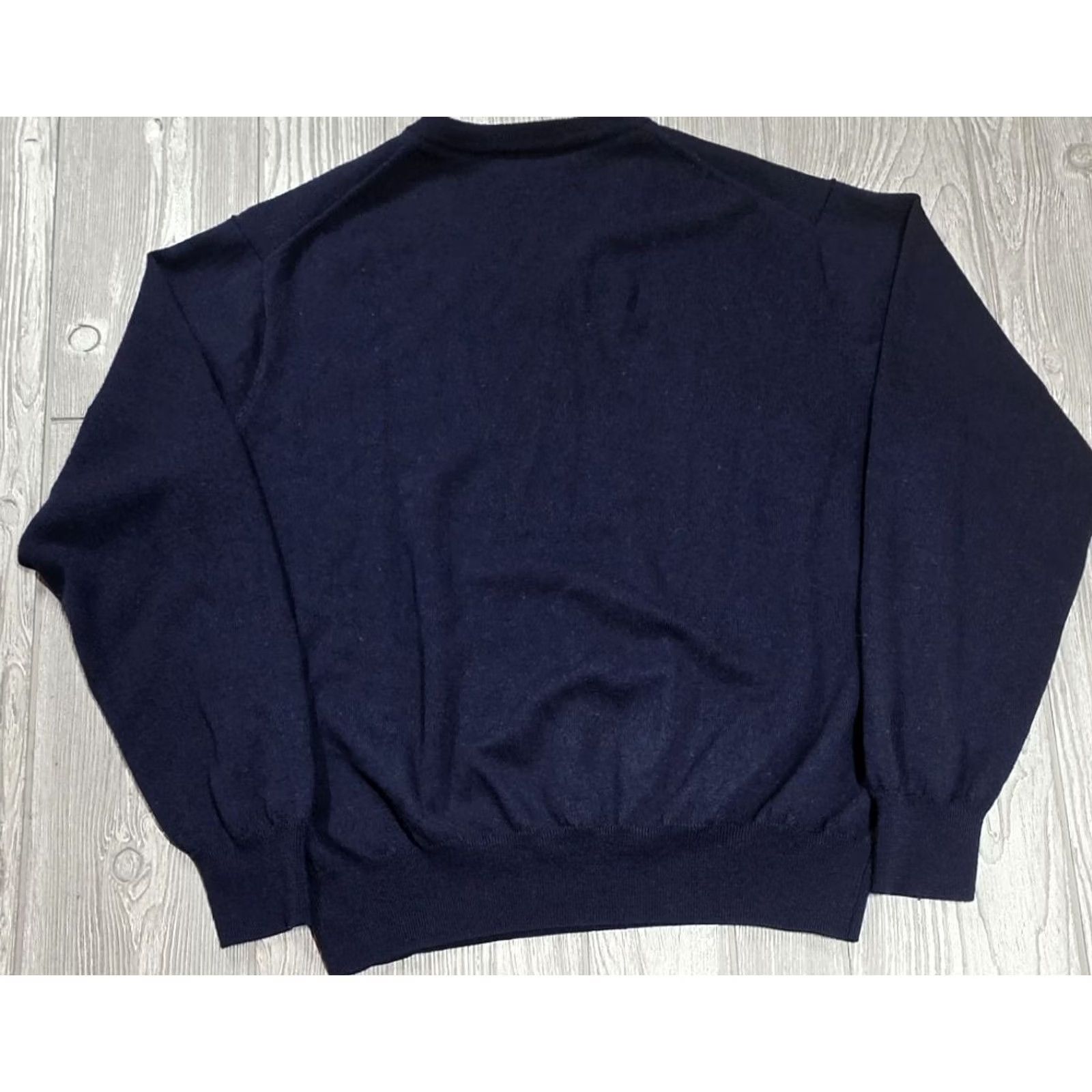 Peter Millar Peter Millar Crown Soft V-Neck Sweater Long Sleeve Mens XL Blue Merino Wool Size US XL / EU 56 / 4 - 5 Thumbnail