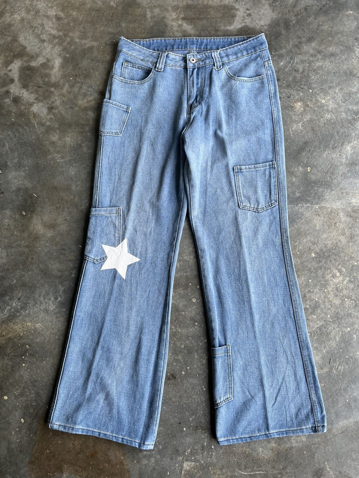 Hysteric Glamour × Japanese Brand Flare Multipocket Star Denim Size US 32 / EU 48 - 3 Thumbnail
