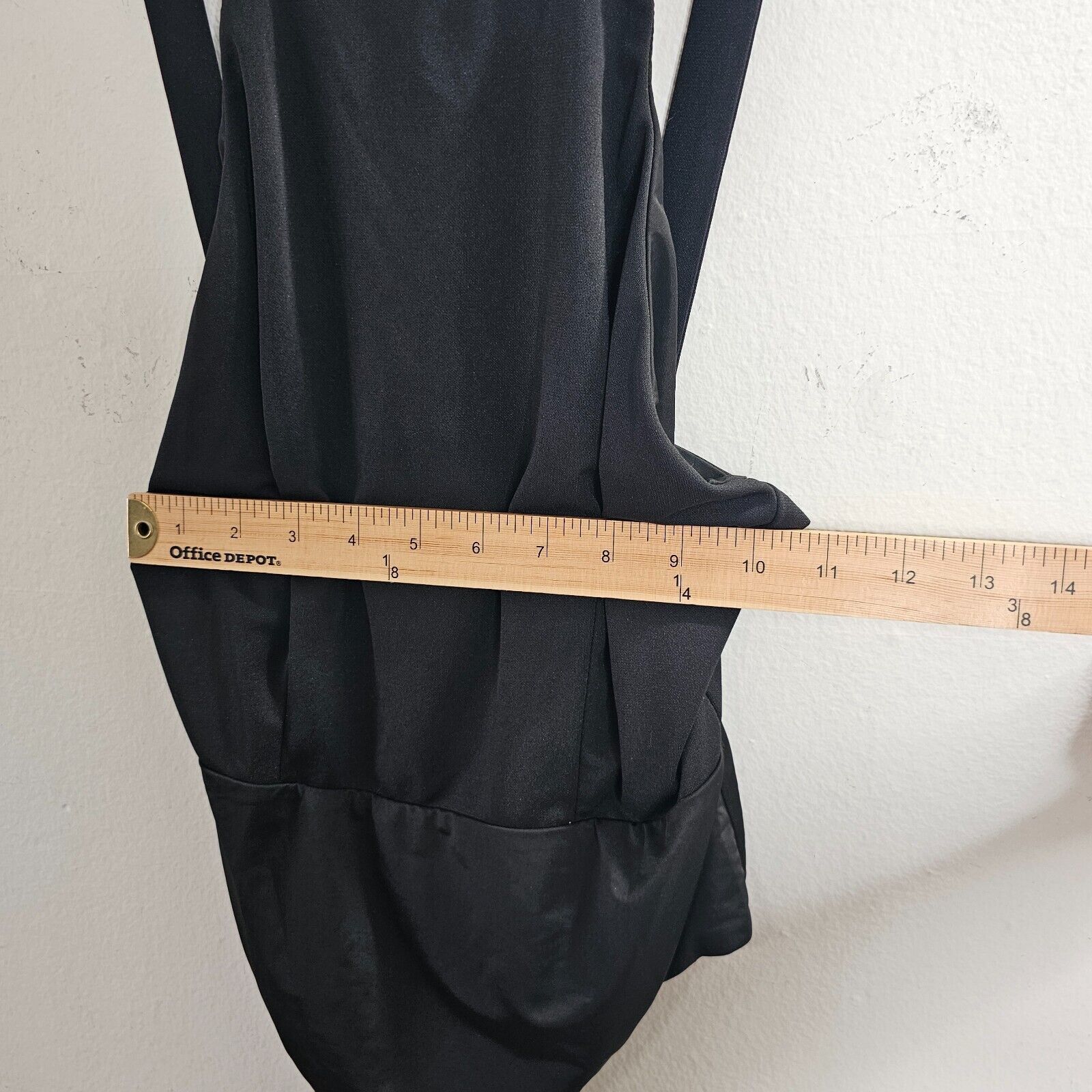 Other CQ by CQ Sexy Black Square Neck Low Back Zip Bodysuit Medium Size M / US 6-8 / IT 42-44 - 4 Thumbnail