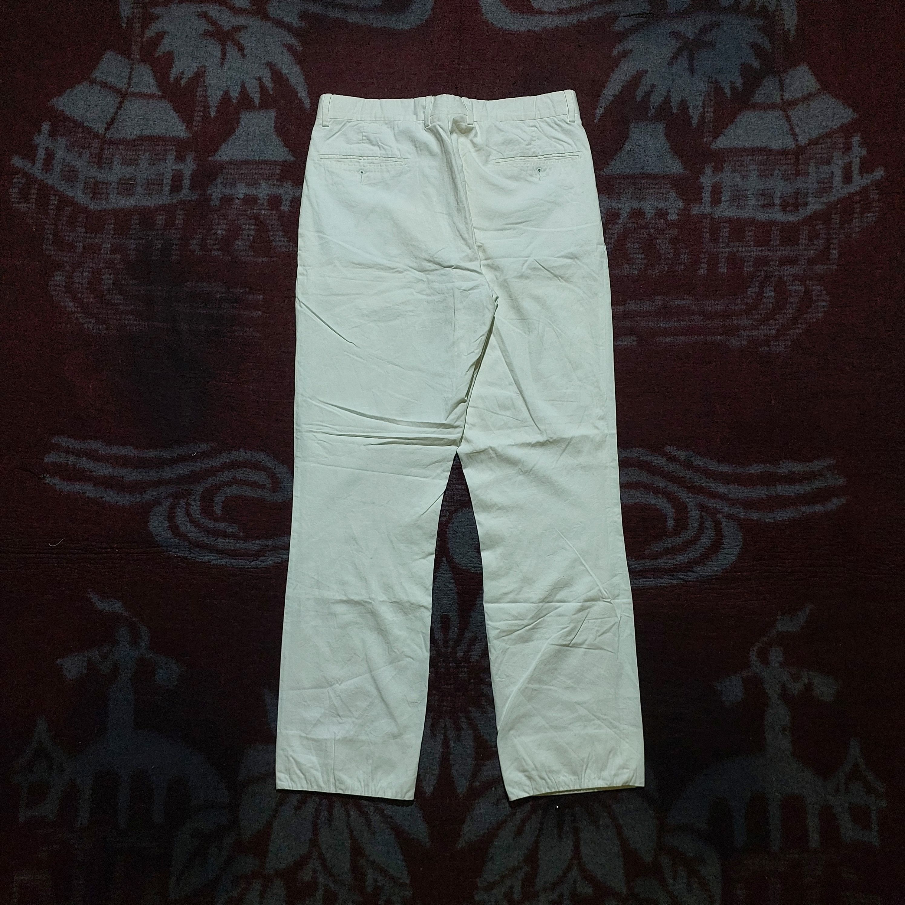 Hermes Hermes Paris ivory white casual trousher pants Size US 32 / EU 48 - 3 Thumbnail