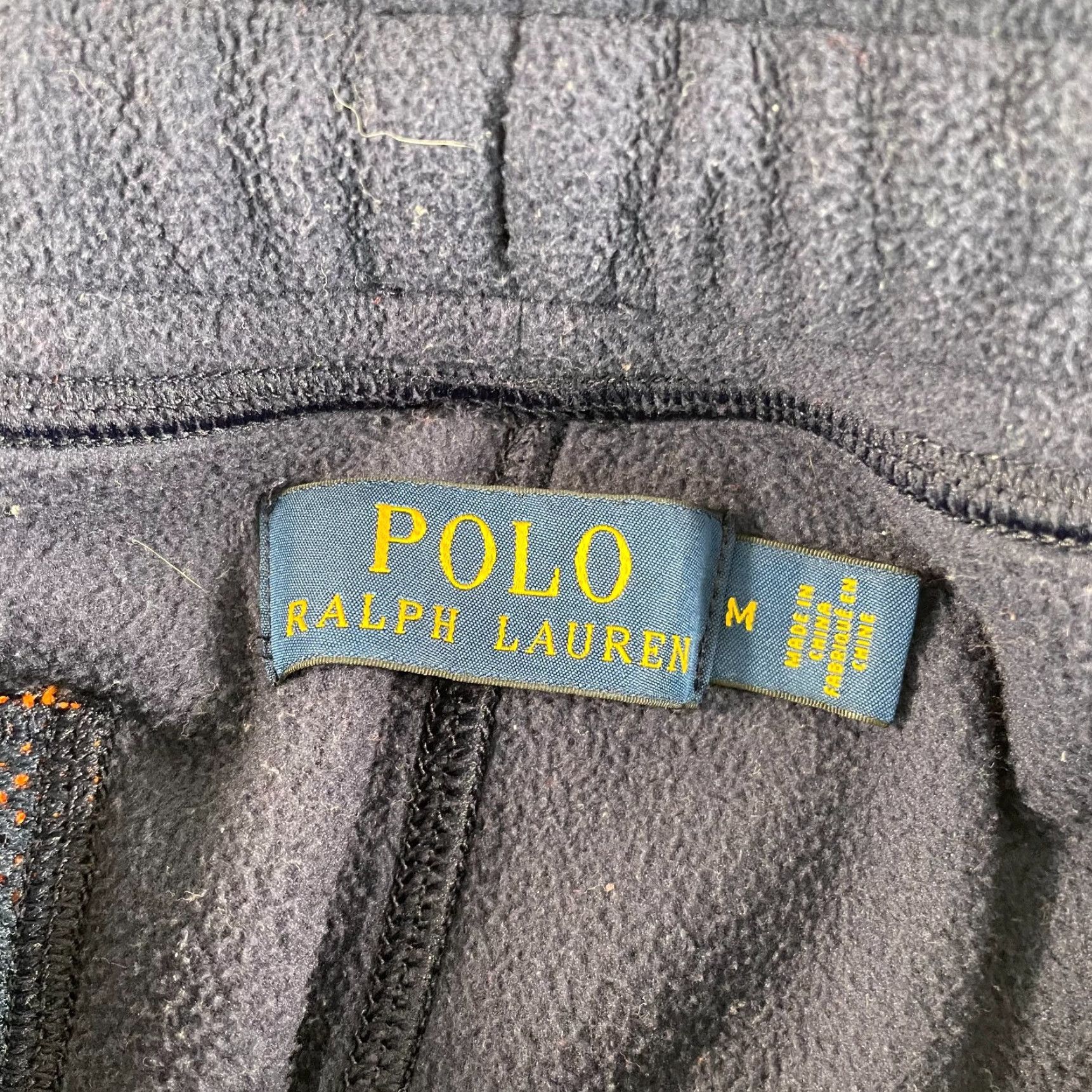 Polo Ralph Lauren Polo Ralph Lauren Fleece Jogger Pants Men Medium Navy Tapered Leg Contrast Zip Size US S / EU 44-46 / 1 - 2 Thumbnail
