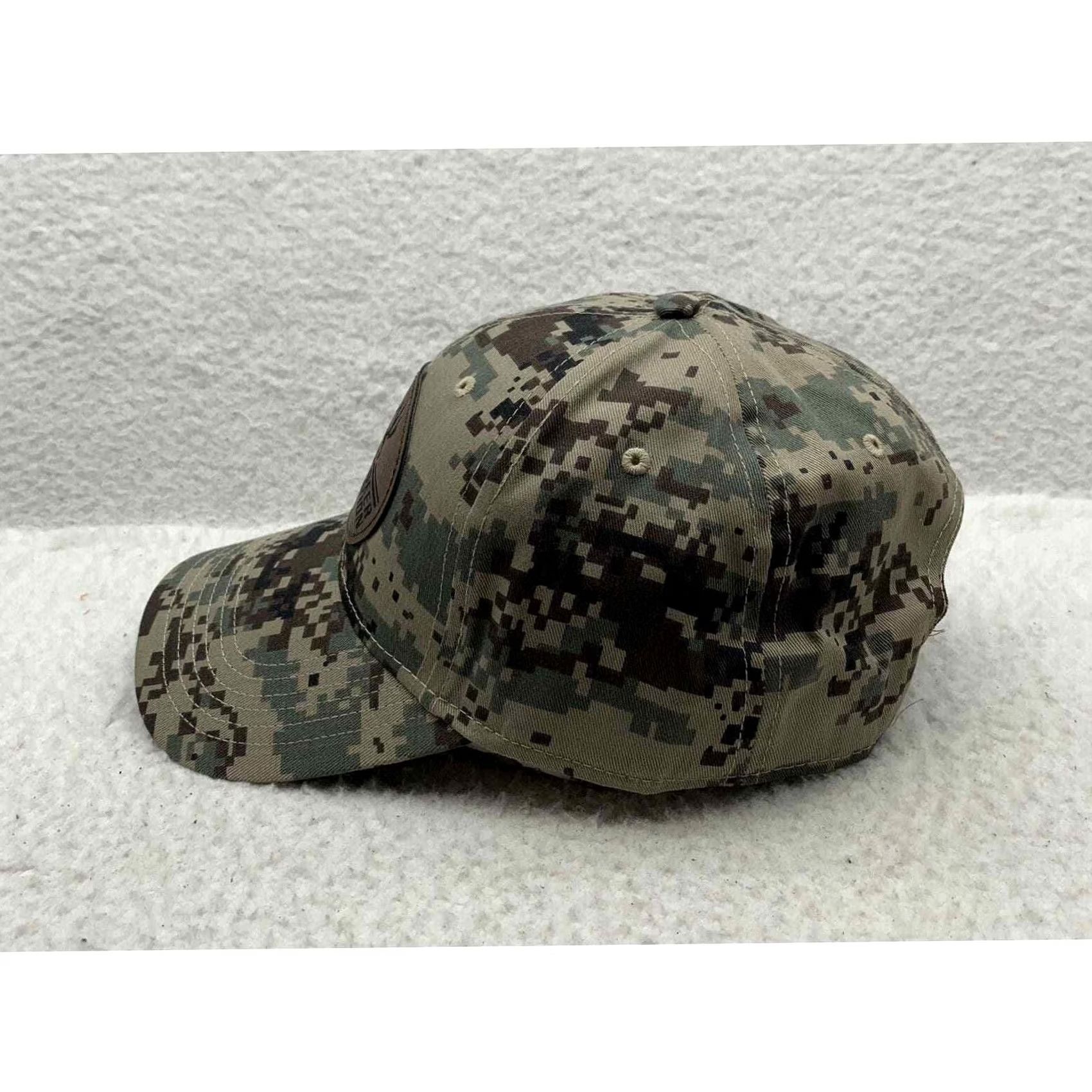 Vintage Otto Camo Baseball Hat Mens Mule Deer Foundation Patch Hook Loop BDU Digital Dad Size ONE SIZE - 3 Thumbnail