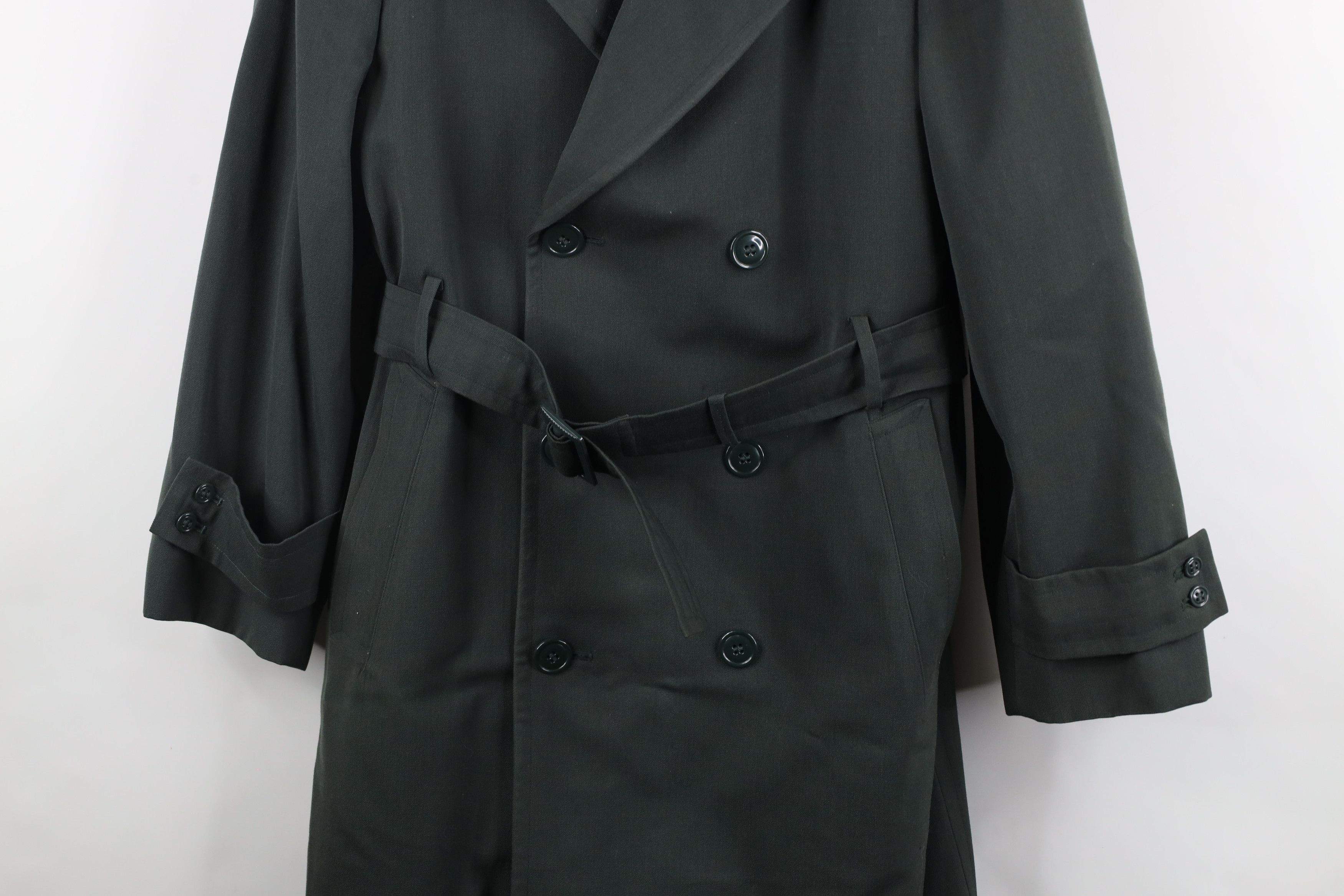 Vintage Vintage 70s Vietnam War Gabardine Lined Trench Coat Overcoat Size US L / EU 52-54 / 3 - 3 Thumbnail