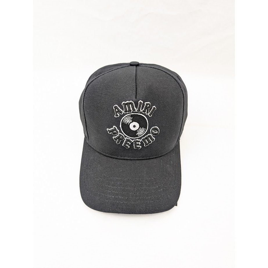 Amiri o1rshd1 Q:7/Size:OS/ DJ Premier Record Canvas Hat /Cap Black Size ONE SIZE - 1 Thumbnail