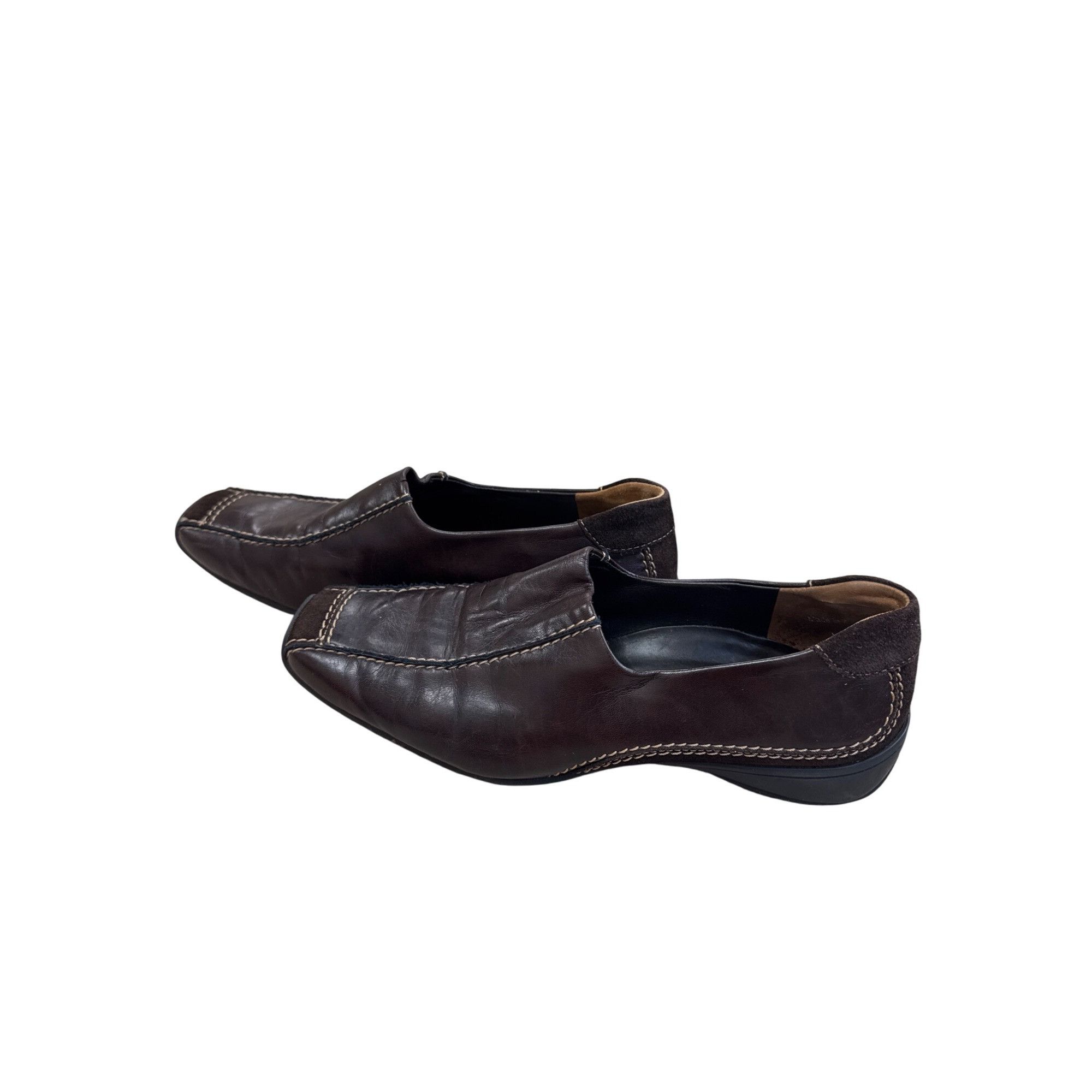 Other Paul Green Munchen Womens Brown Leather Slip-On Loafers Size Size US 6 / IT 36 - 3 Thumbnail