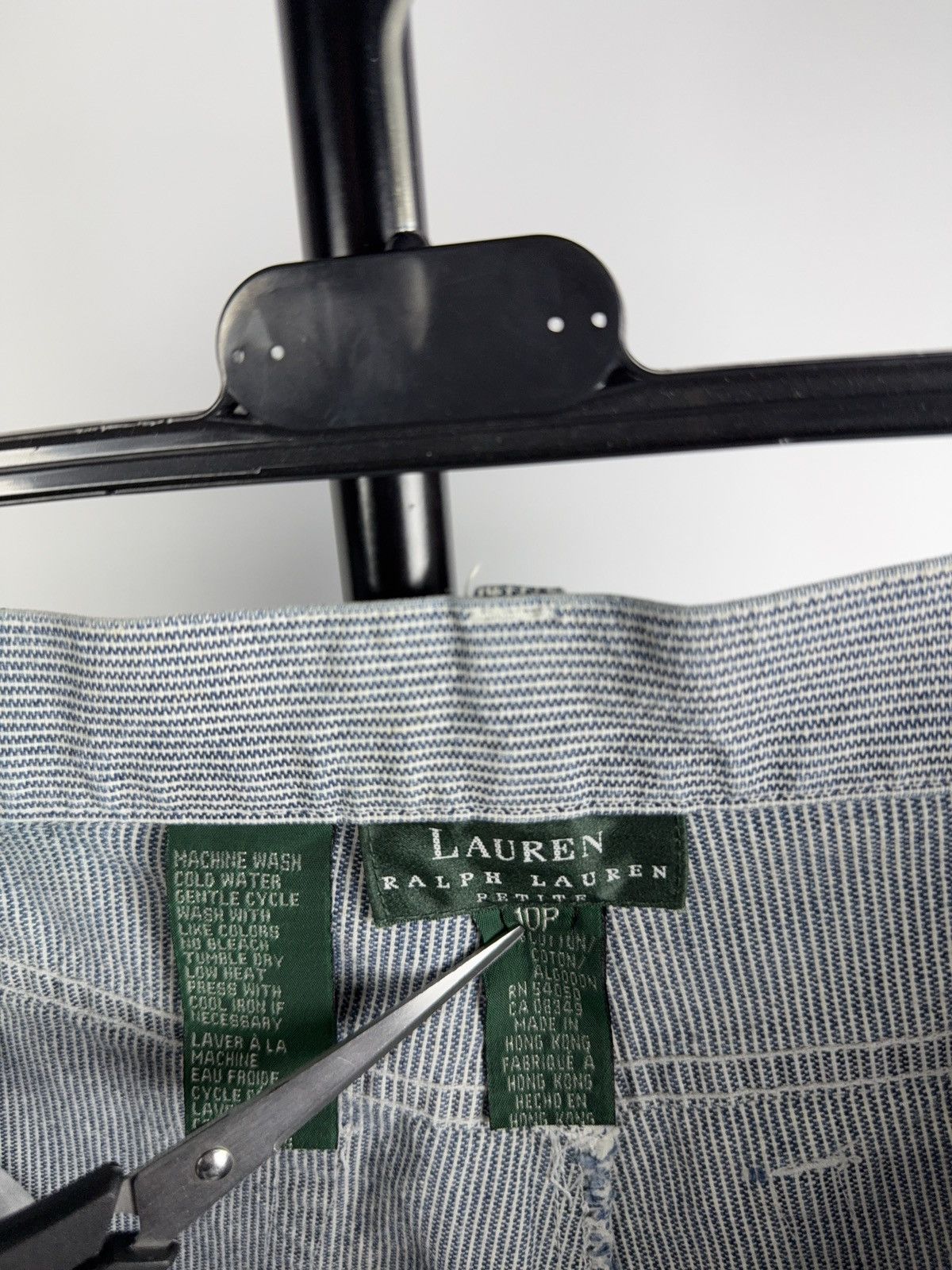 Ralph Lauren Luxury Retro 00s Ralph Lauren Vintage Striped Denim Jeans Size 30" / US 8 / IT 44 - 15 Thumbnail