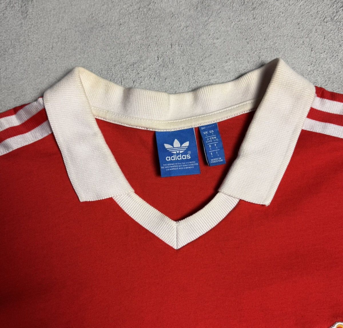Adidas Manchester United 1980 1982 Home Shirt Soccer Jersey Adidas Size US L / EU 52-54 / 3 - 7 Thumbnail