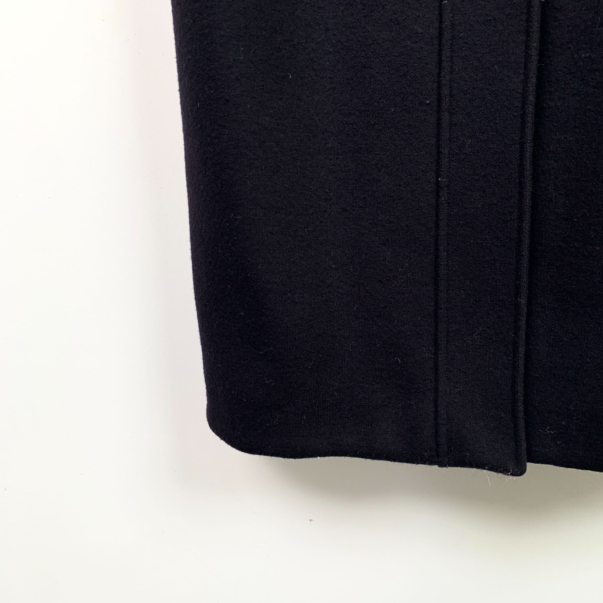 Giorgio Armani Giorgio Armani Black Wool Long Coat With Stand-Up Collar Siz Size L / US 10 / IT 46 - 5 Thumbnail