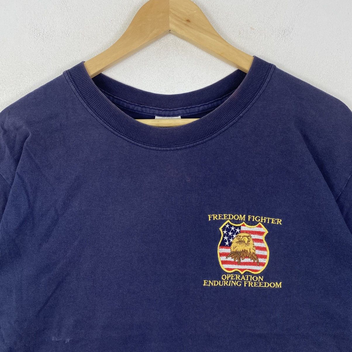 Vintage Vintage Y2K Gildan Operation Enduring Freedom Eagle Tee M Size US M / EU 48-50 / 2 - 4 Thumbnail