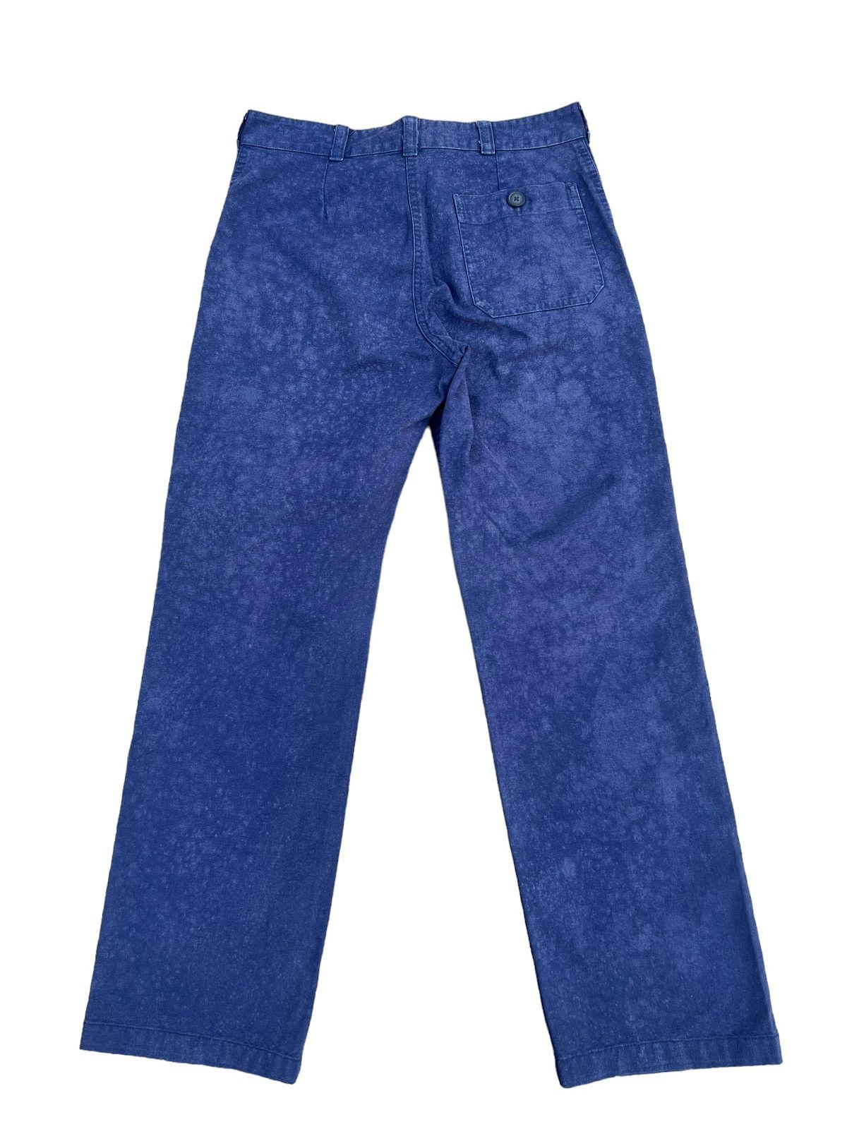 Danton Vintage Le Glazik France Faded Indigo Fatigue Pant Size US 29 - 2 Thumbnail