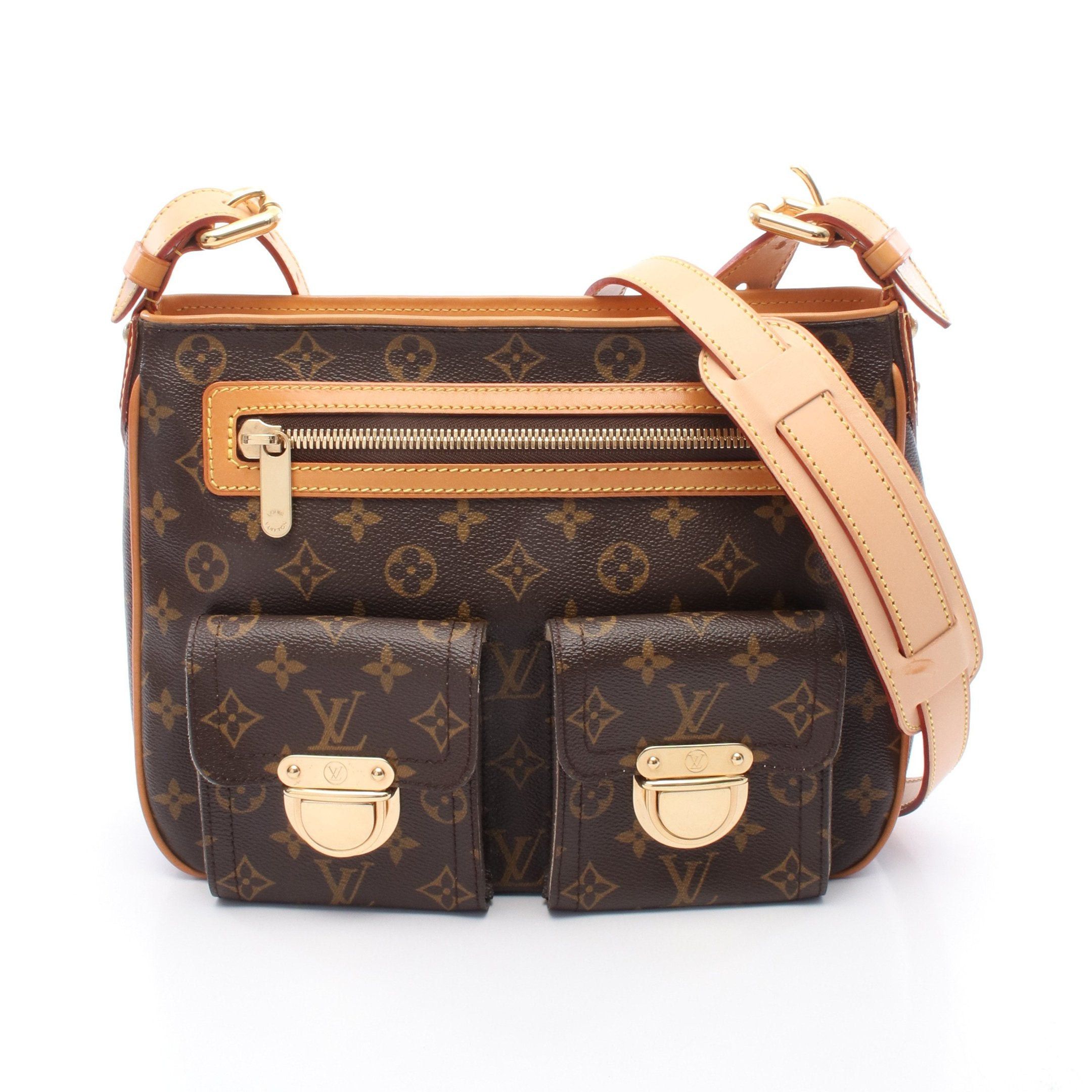 Louis Vuitton Louis Vuitton Hudson Gm Monogram Shoulder Bag Leather Brown Size ONE SIZE - 1 Thumbnail