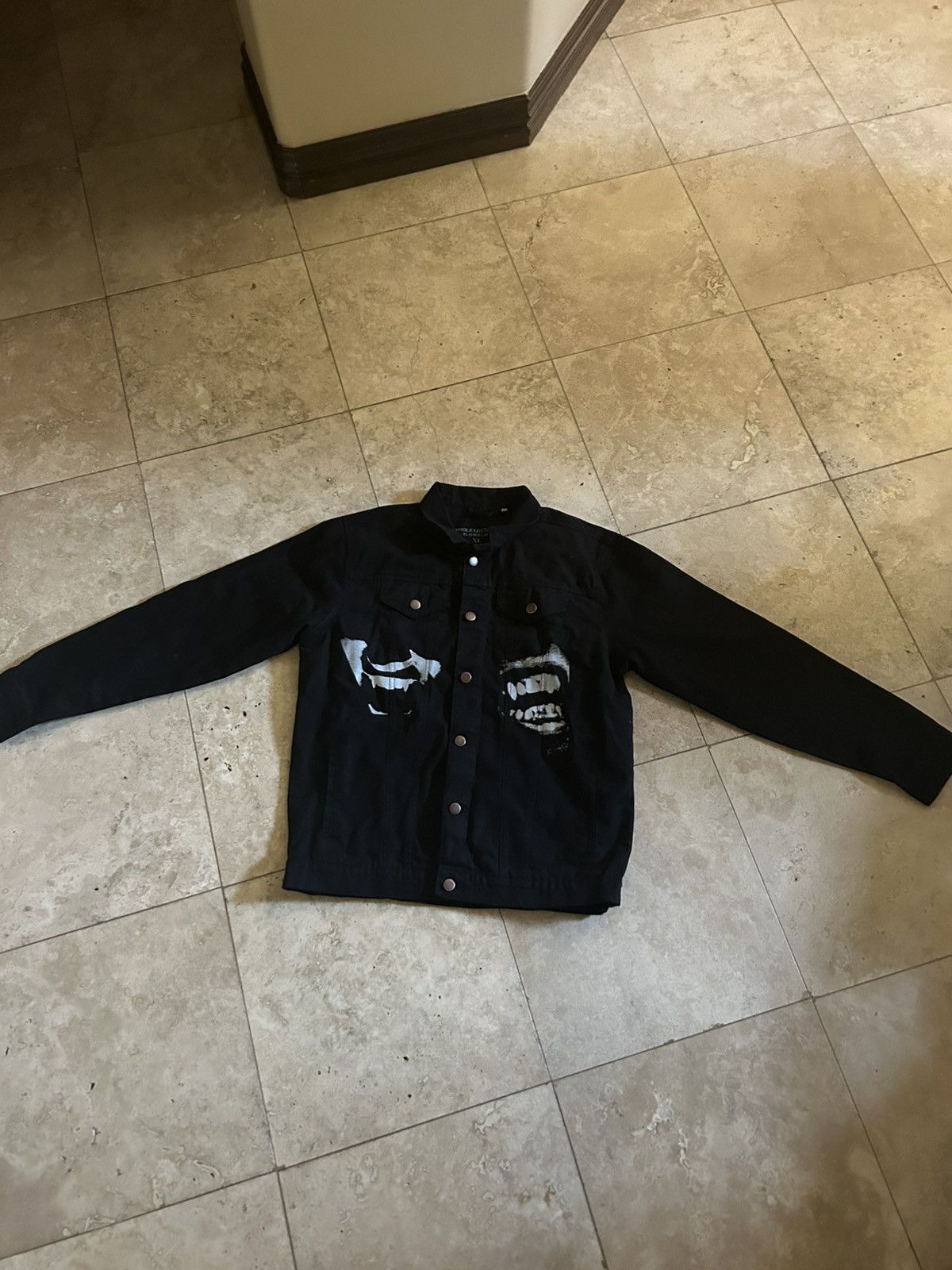 Playboi Carti Whole Lotta Red Denim Jacket Size US XL / EU 56 / 4 - 4 Thumbnail