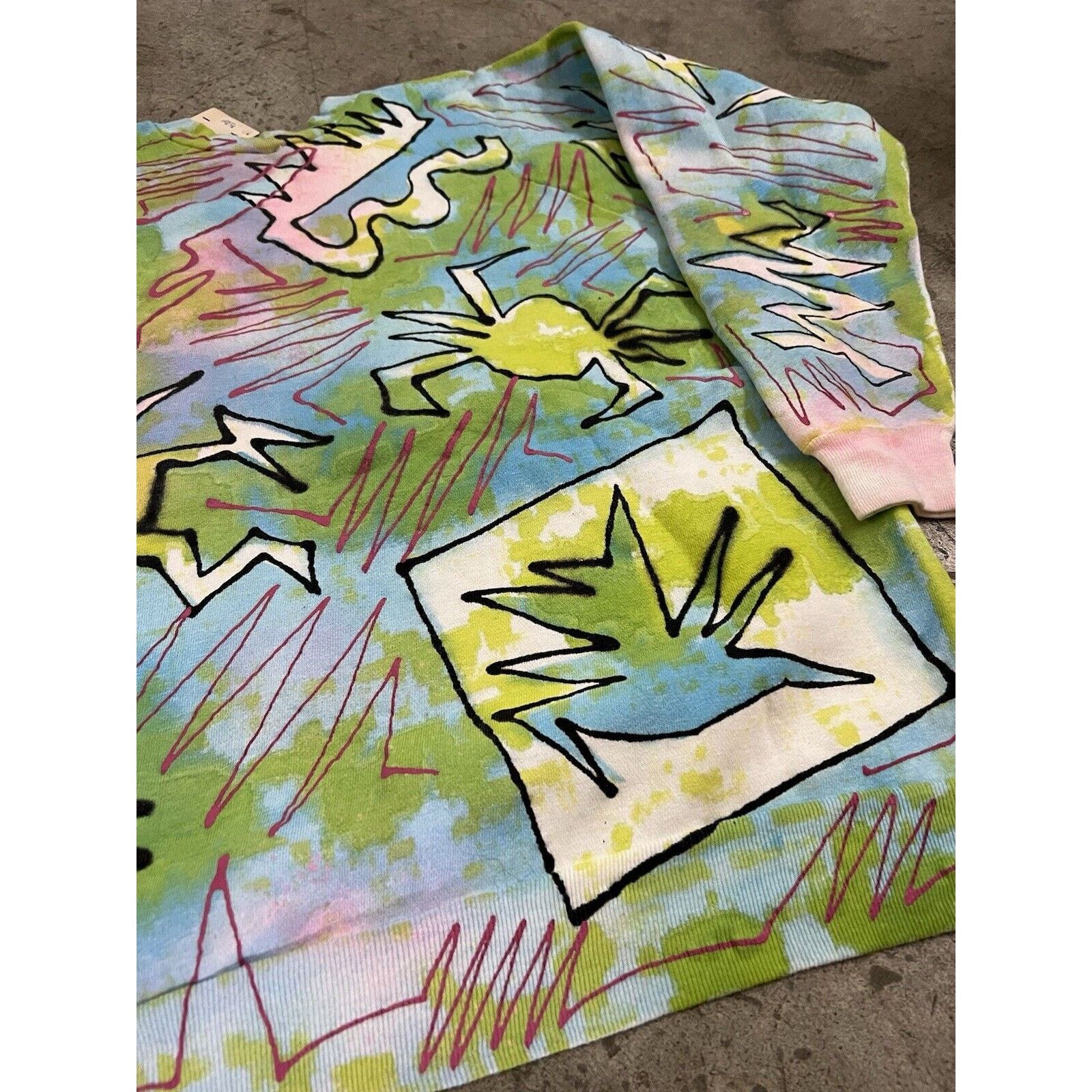 Fred Segal Vintage V.C. Torias For Fred Segal 87 Hand Painted Art sweat Size US XL / EU 56 / 4 - 8 Thumbnail