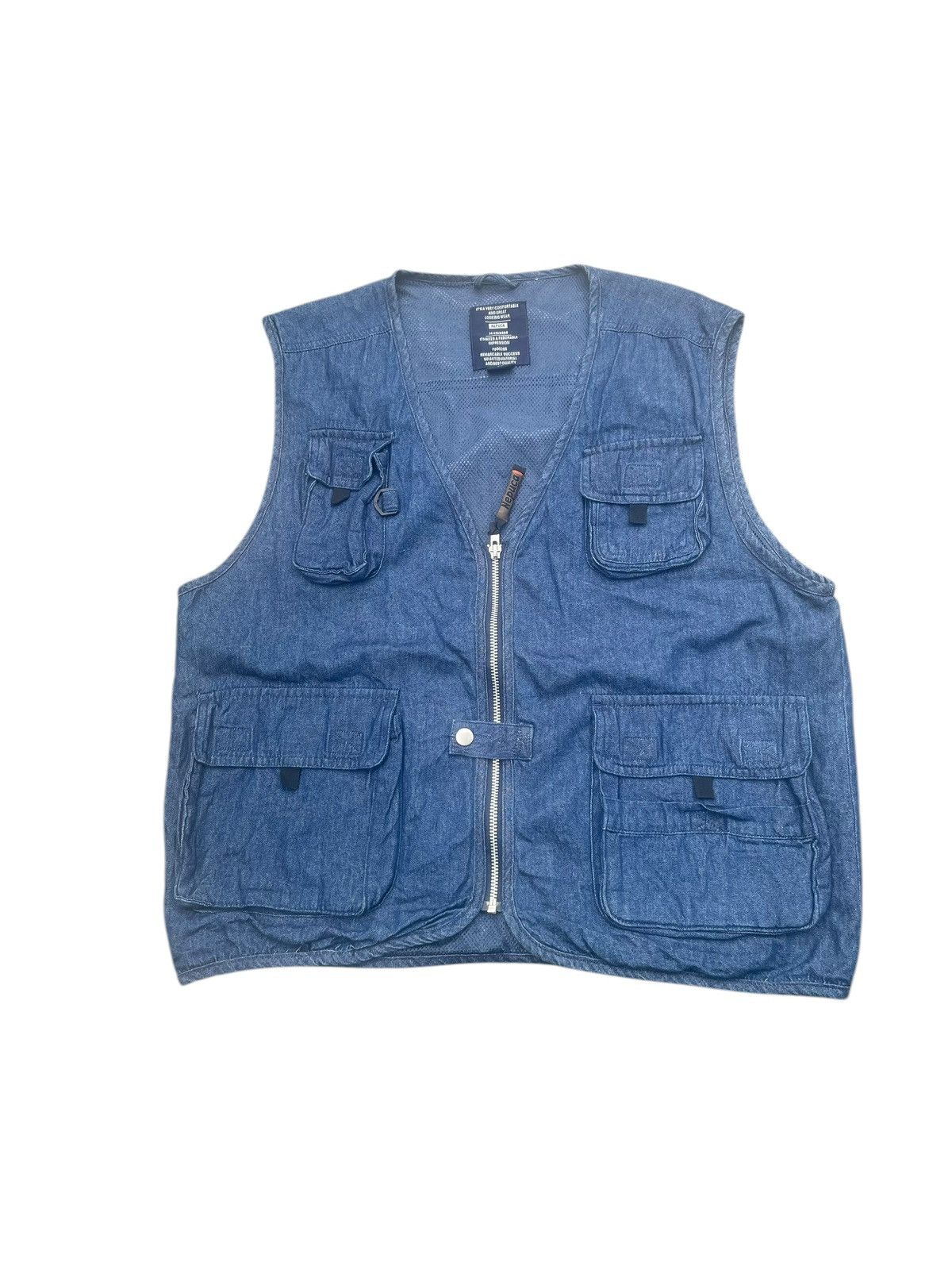 Japanese Brand Nepuca Denim Vest Size US L / EU 52-54 / 3 - 1 Thumbnail
