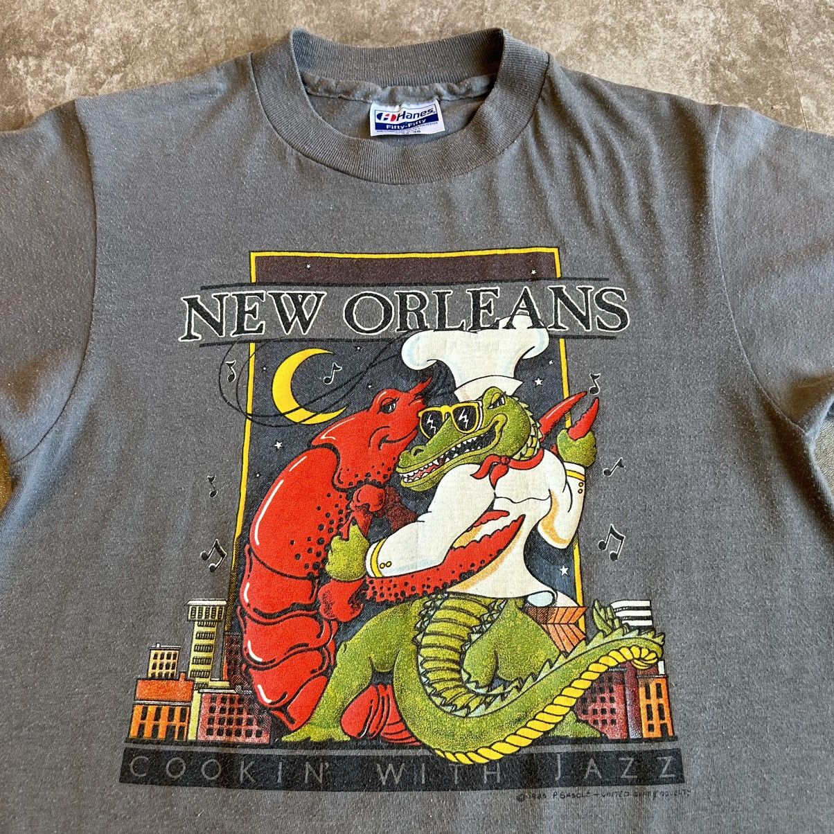 Vintage Vintage 80s New Orleans Tourist T Shirt Size US XS / EU 42 / 0 - 1 Thumbnail
