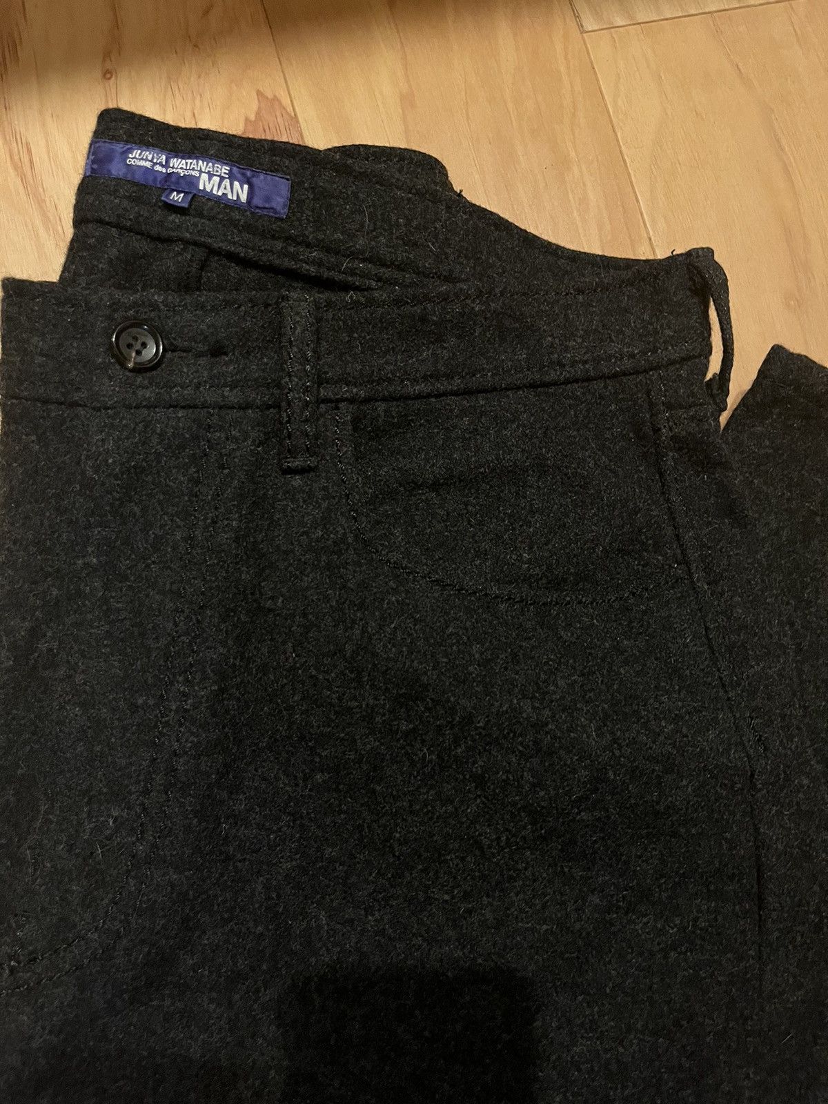 Junya Watanabe Junya watanabe man 2002 wool 5 pocket pants size medium Size US 35 - 7 Thumbnail