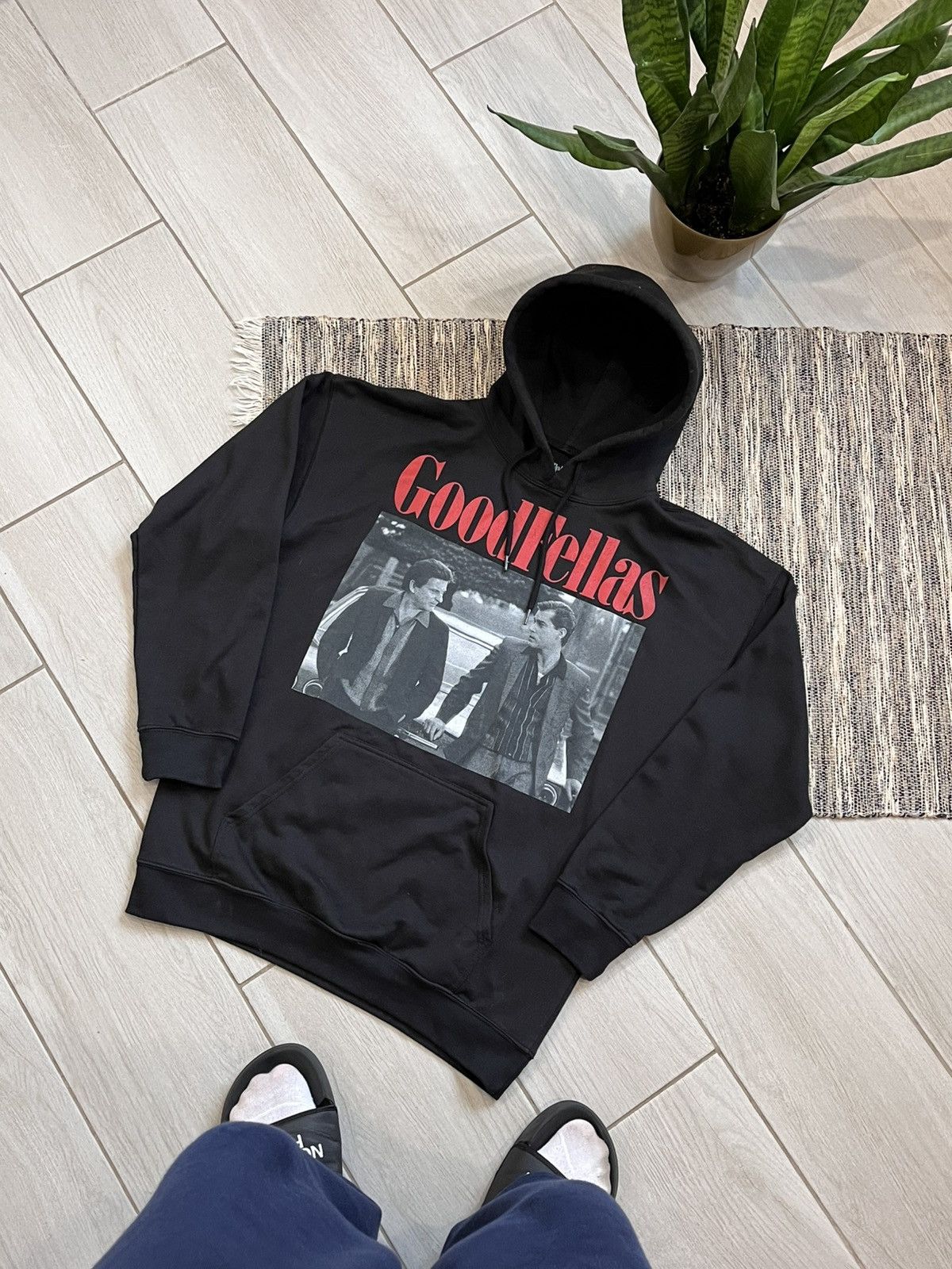 Band Tees × Vintage Vintage GoodFellas Hoodie Black Logo Movie minimalistic hype Size US S / EU 44-46 / 1 - 1 Thumbnail
