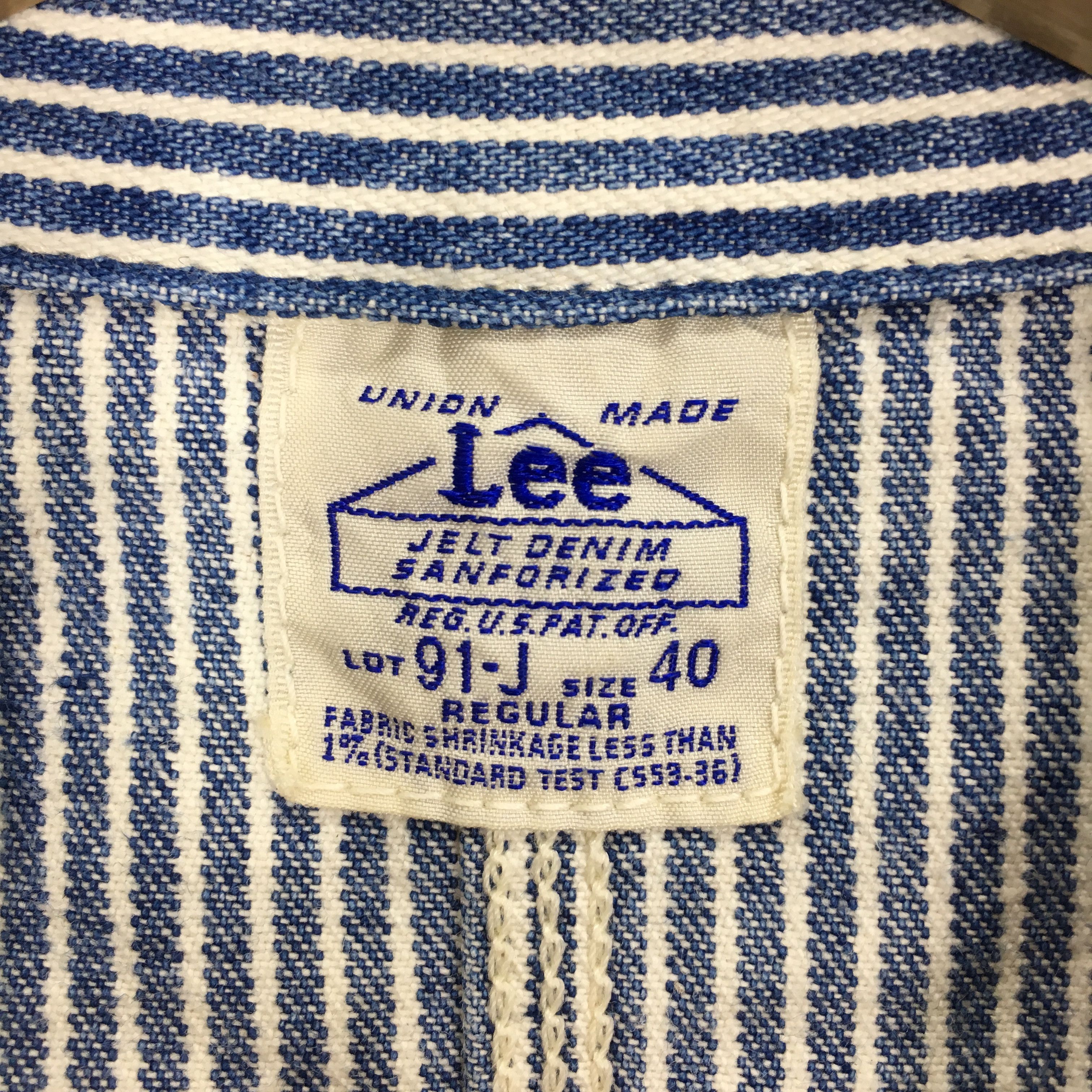Lee Vintage 90's Lee Sanforized Denim Jacket - 1855 Size US L / EU 52-54 / 3 - 14 Thumbnail